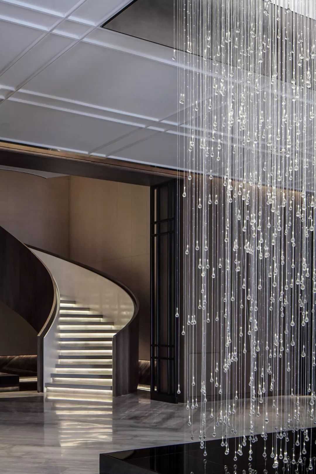 广州臻园营销中心 | “四水归堂”的中式美学空间-17