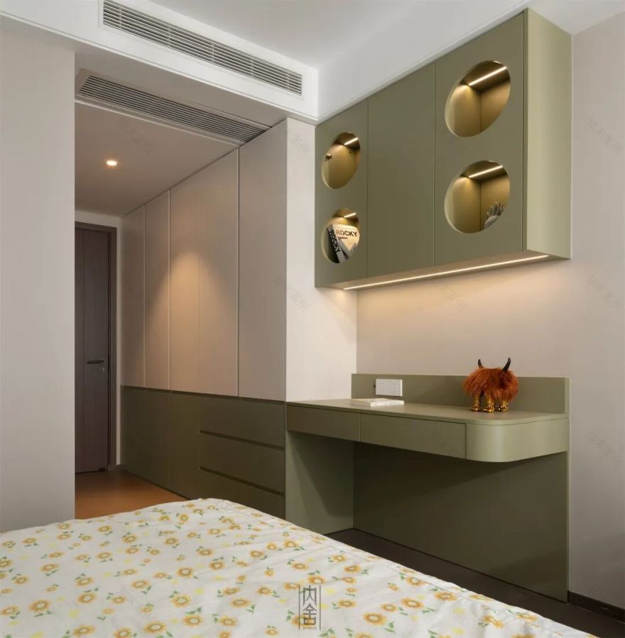 内舍软装丨190㎡意式轻奢,简约奢华持平,彰显内敛的空间气质!-48