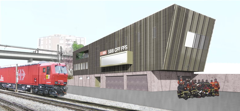 消防站 TES丨瑞士丨GiovanoliMozer architectes-3