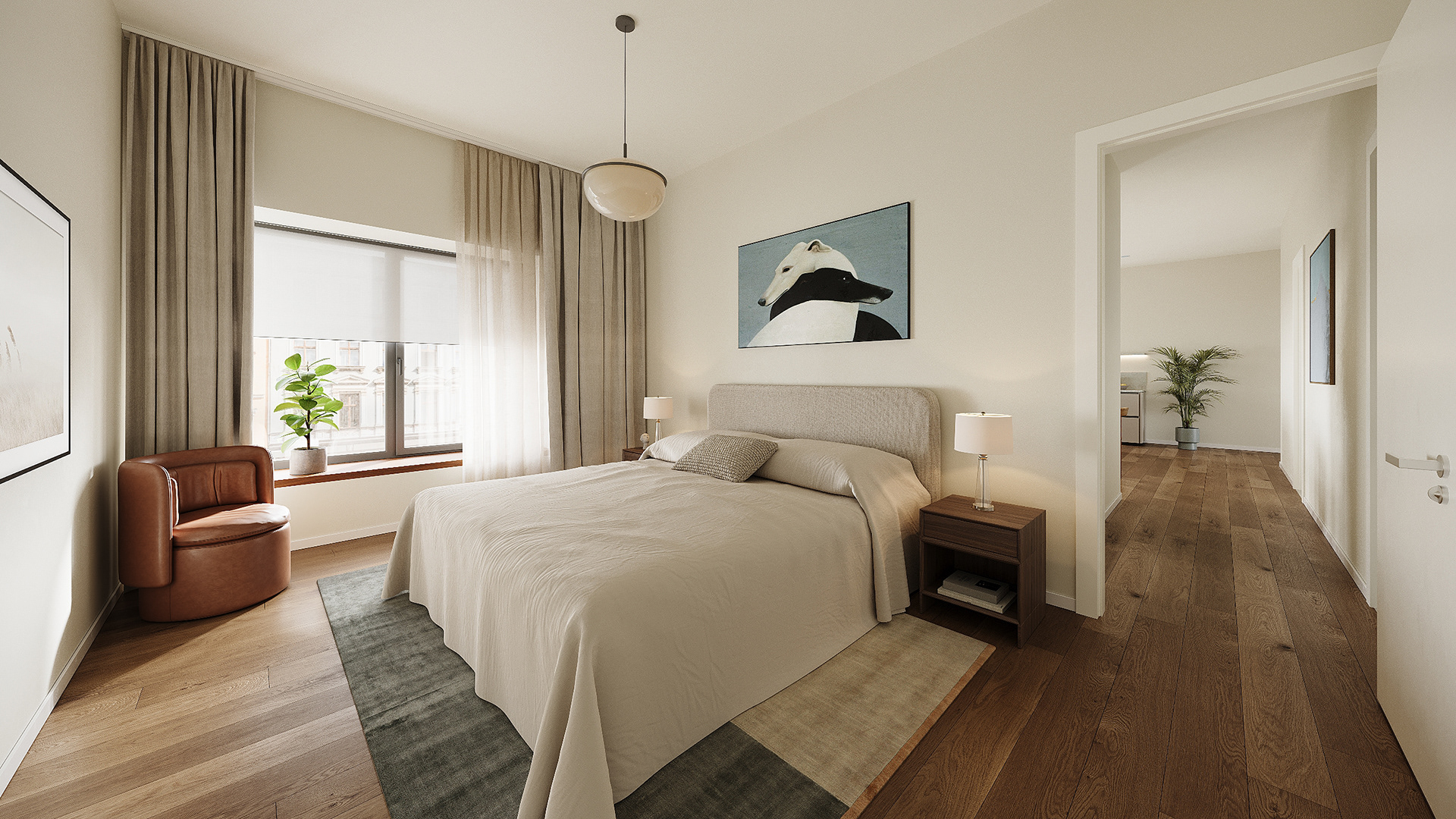 柏林公寓软极简风设计丨德国柏林丨Mosolova Valeria-13