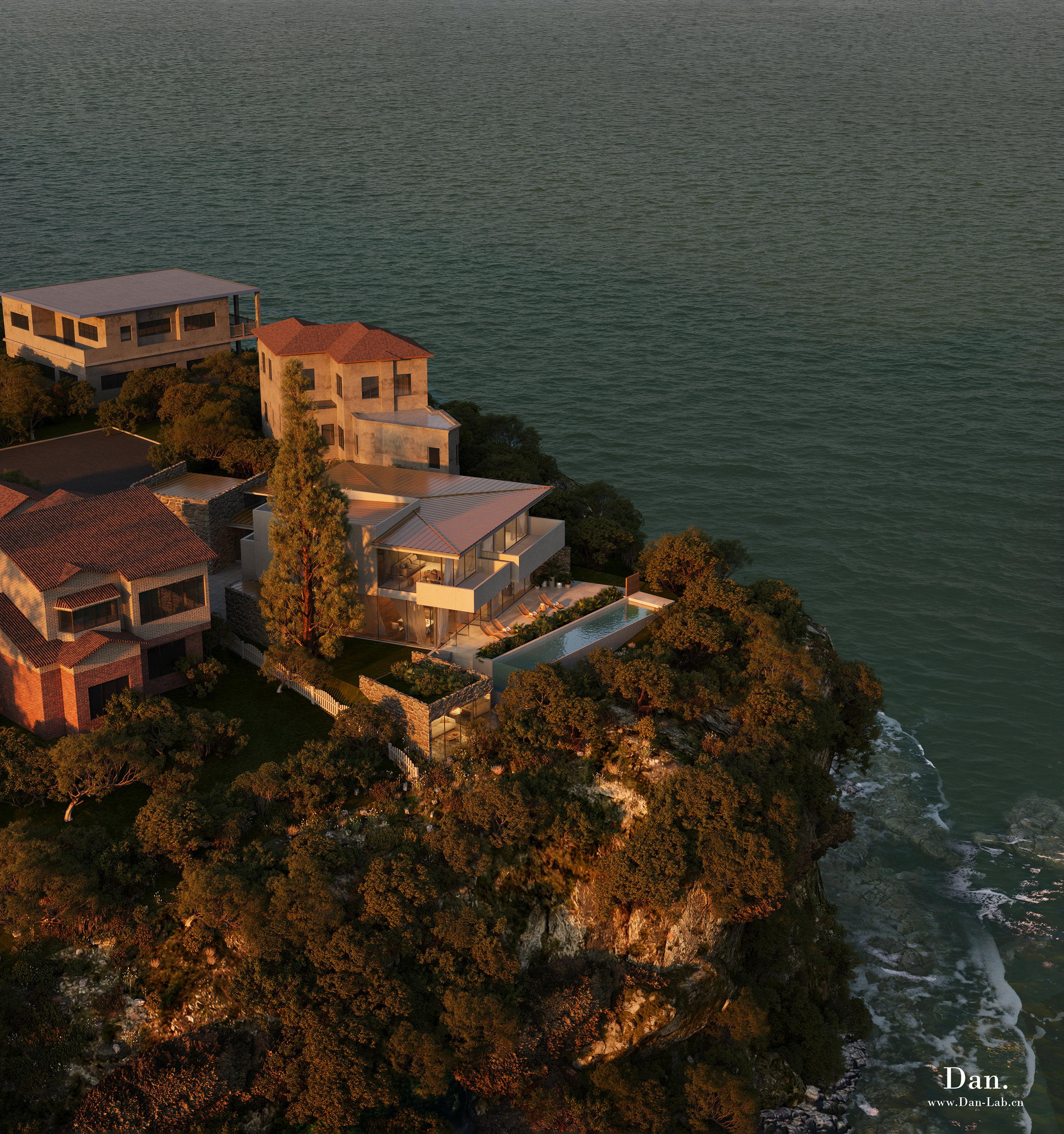 悬崖上的梦想住宅丨新西兰-13