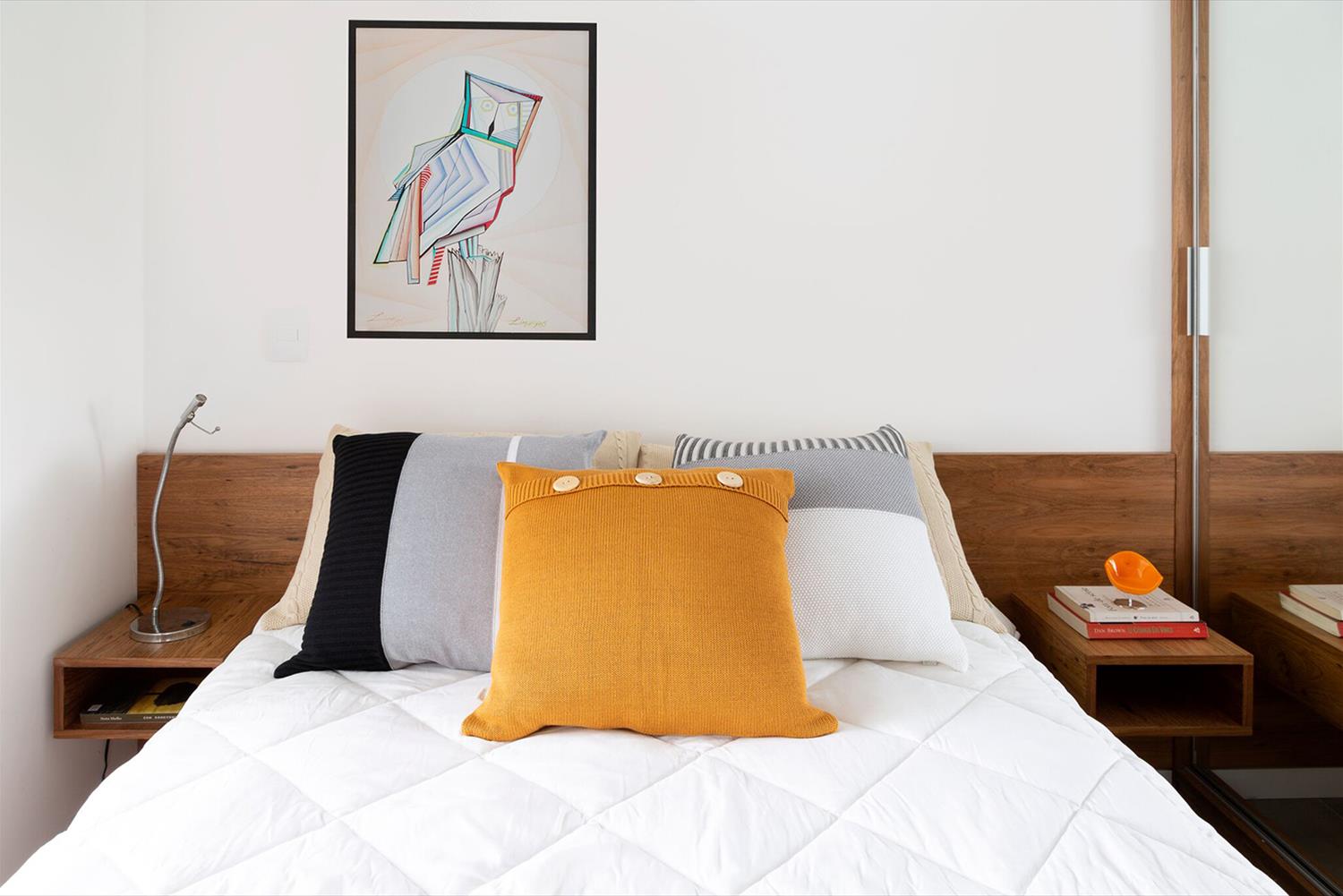 巴西 34 平米公寓的年轻时尚设计-7