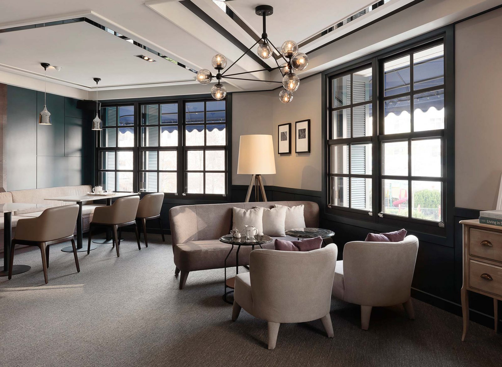 法式甜点餐厅  新澄设计  现代  餐饮  金属  实木  法式-16