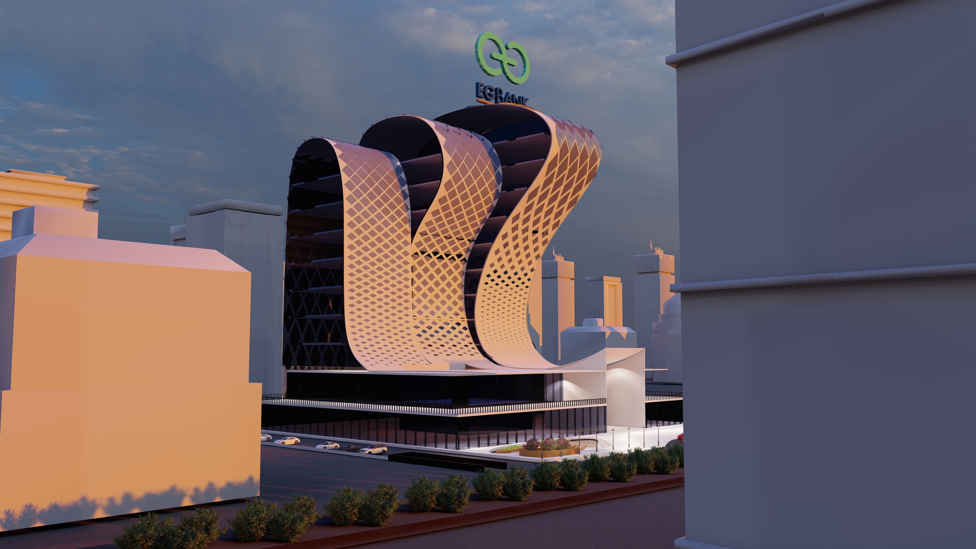 EG 银行总部丨Building Type Design Studio-12