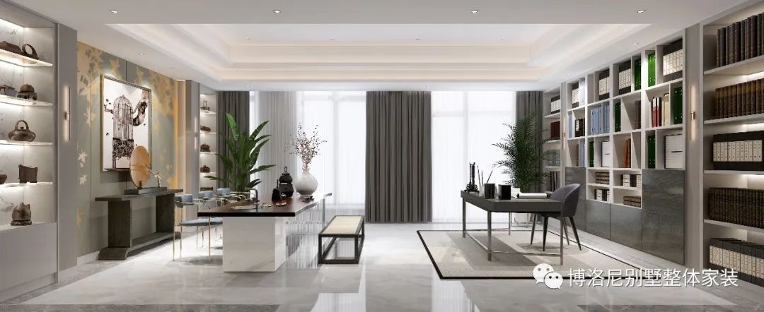 三代同堂的西山艺境 | 动静分离的轻奢混搭之家-17