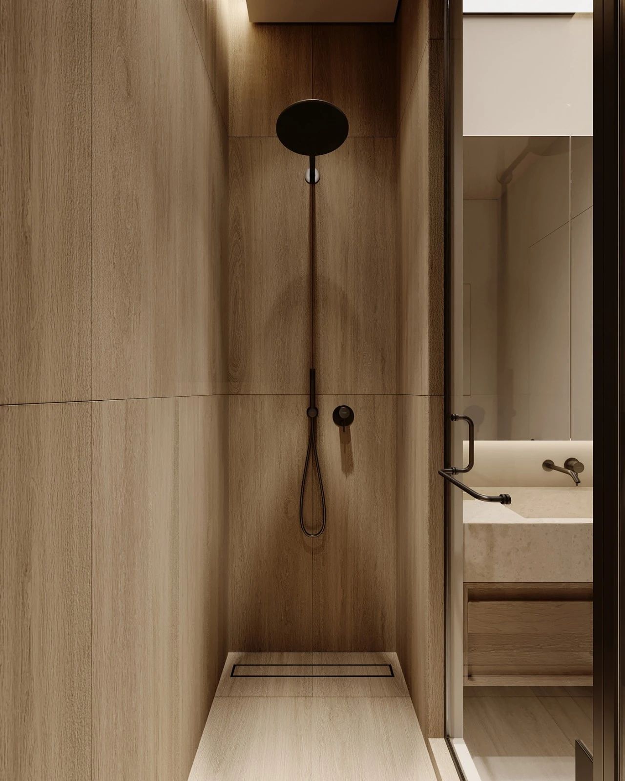 76㎡原木系奶油风极简空间设计丨哈萨克斯坦阿拉木图丨Ursa Studio-39