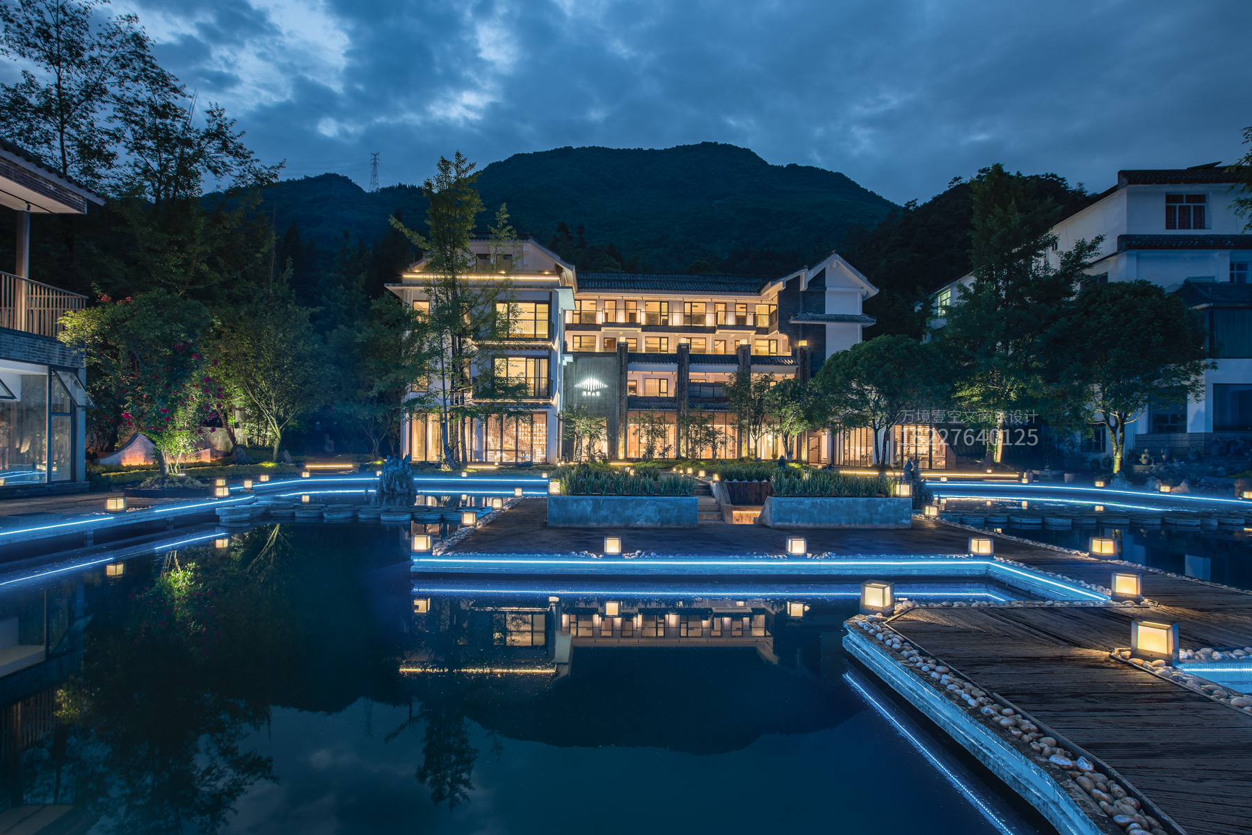 万境壹空悠哉山居温泉民宿空间设计-70