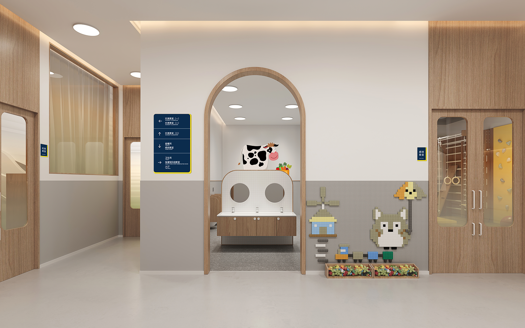 恰好教育恒茂园店&若比邻店丨中国宁波丨魔戏空间设计-75