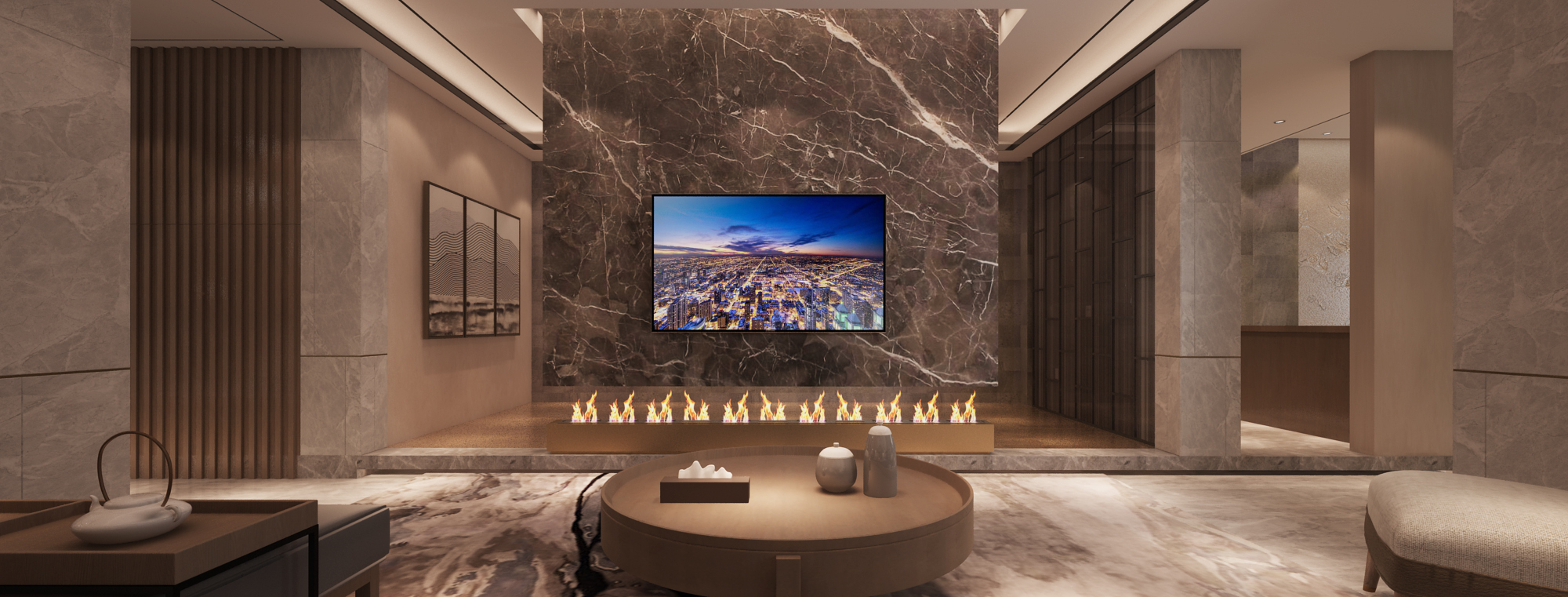 《新东方风》福州博士后公馆 600㎡设计，郑尚曦作品-6