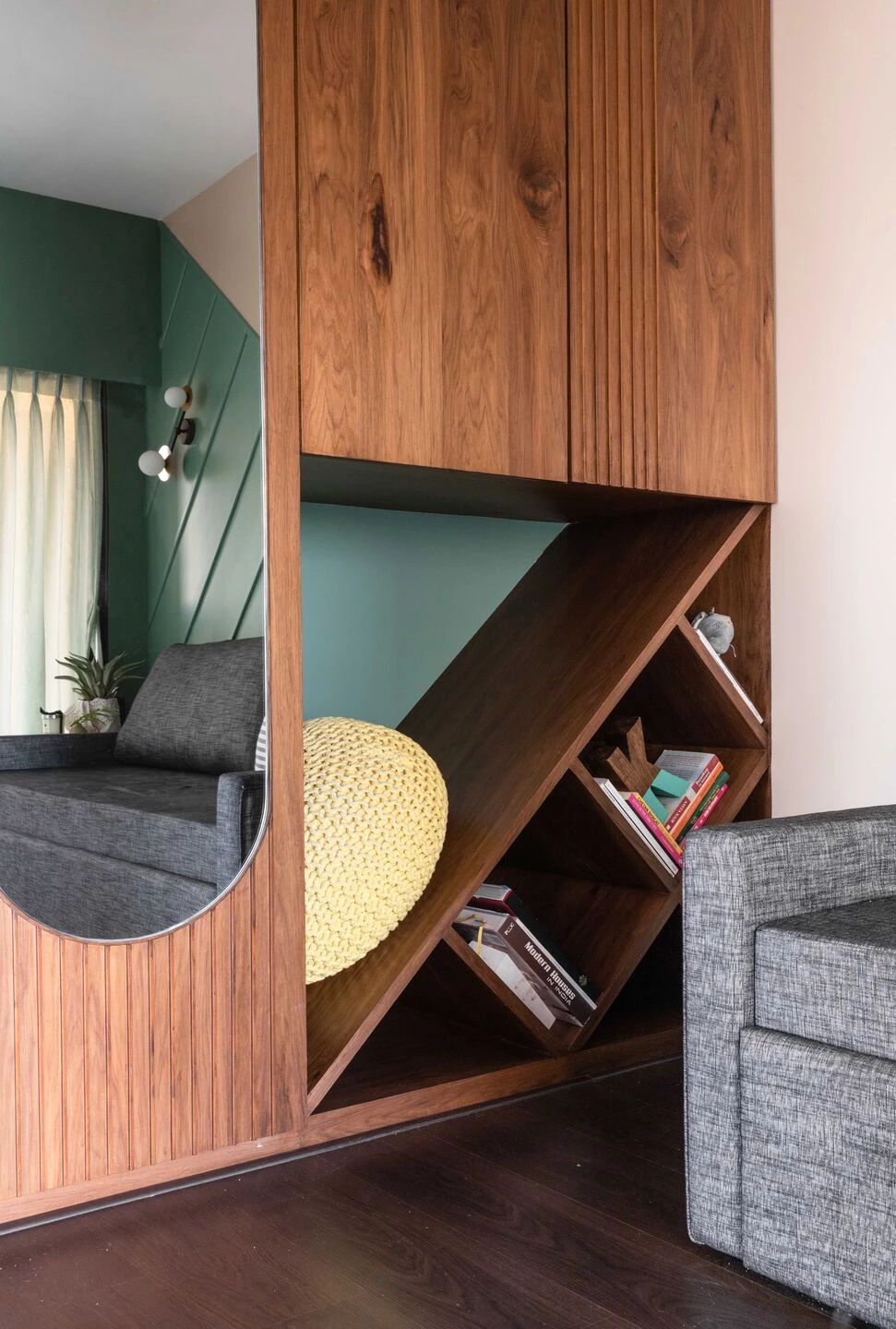 简约之魅 · 印度孟买 980 平方英尺公寓设计丨STUDIO Nishita Kamdar-48