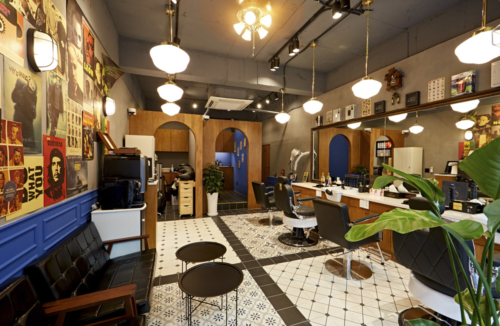 时尚男性专业美容室设计，打造独特氛围-3