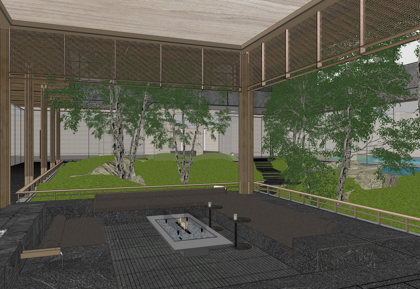 招商蛇口长沙天青府示范区景观SU模型-5