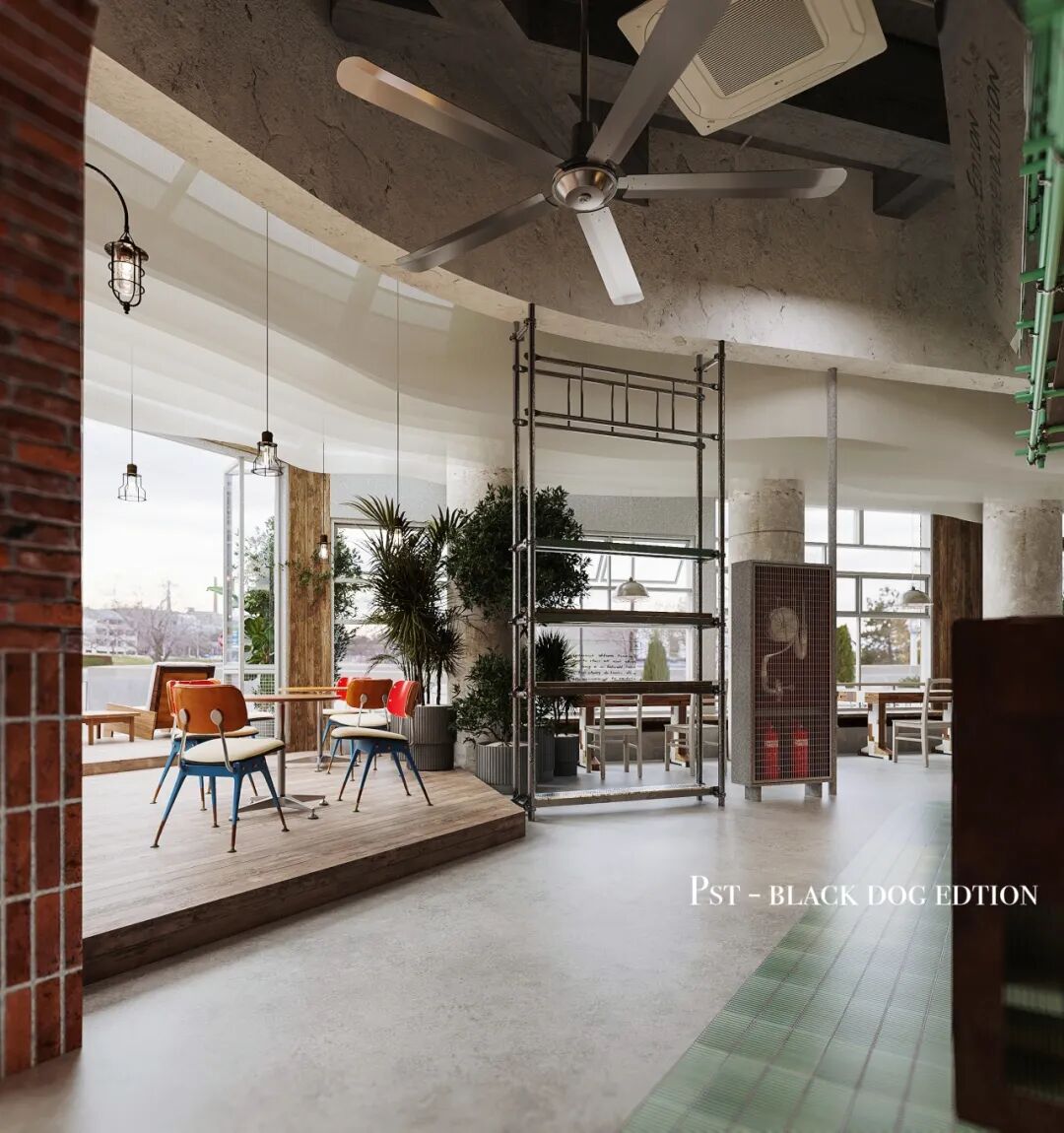 黑犬咖啡馆:停泊在机械时代的航海旧梦 商业空间设计丨YIBEI DESIGN SUZHOU-22