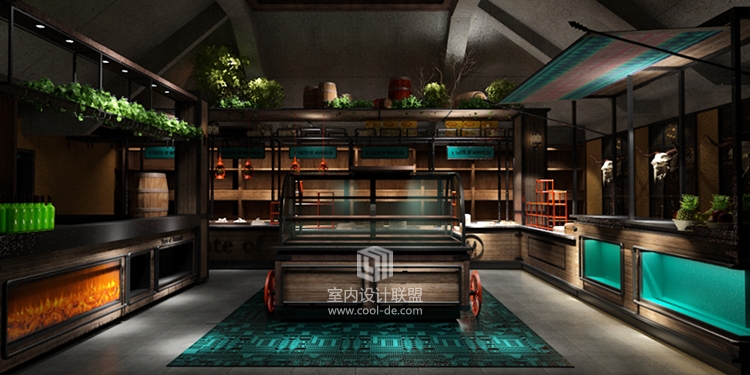 火锅餐厅设计-南昌蒙骨王餐厅设计-11