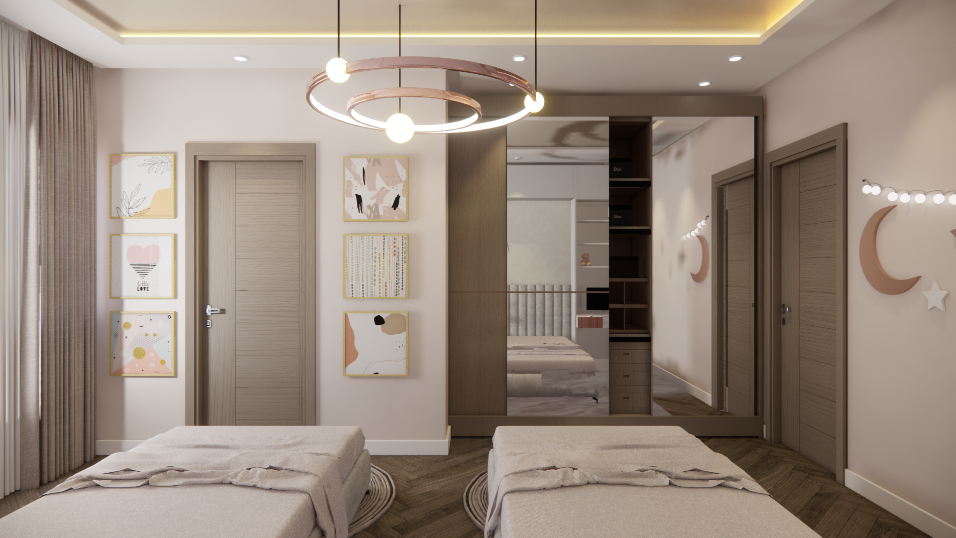 女孩房间丨I N T E G R A T E D + OFFICE-9