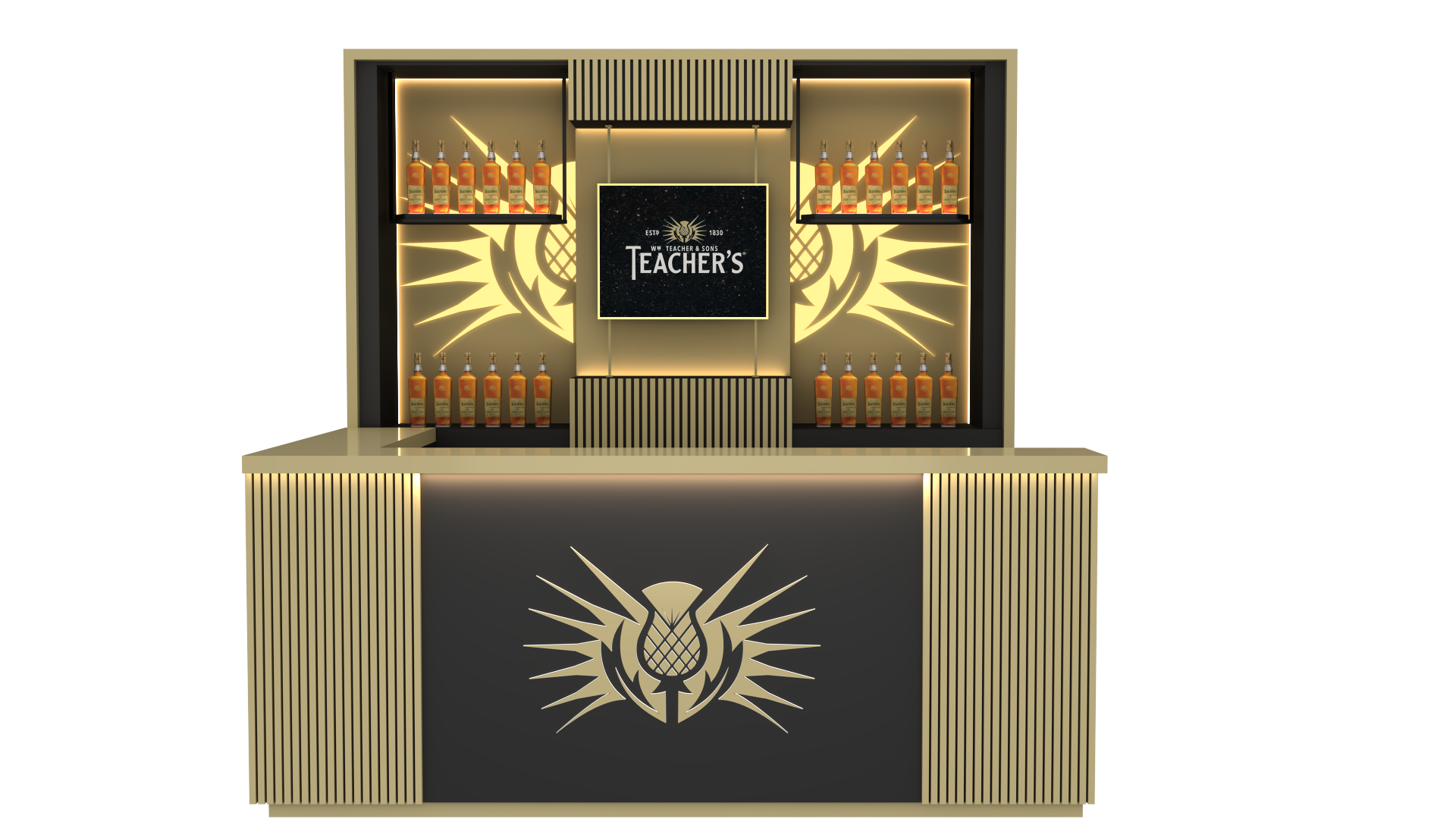 Teacher's Wall's / Bar Design/ Gondola Design-10