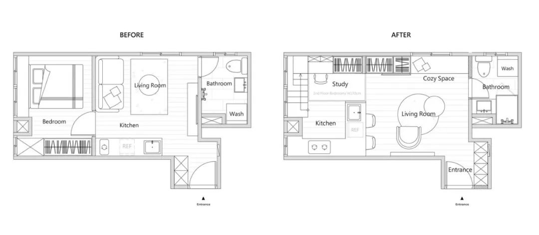 23 平米小户型,摇滚音乐的微观世界丨NestSpace Design 巢空间设计-11