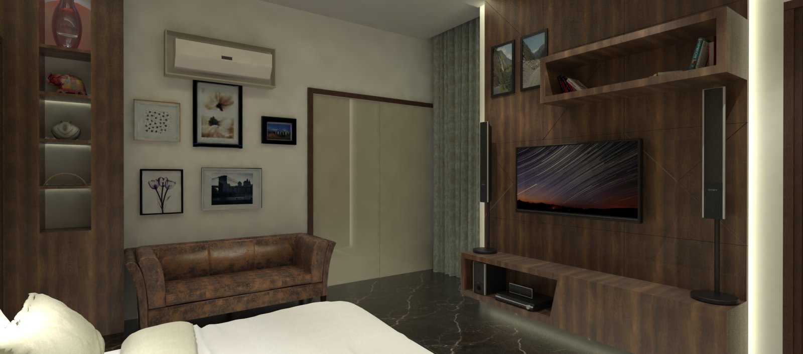 惊艳的私人住宅设计，简约与奢华的完美结合-12