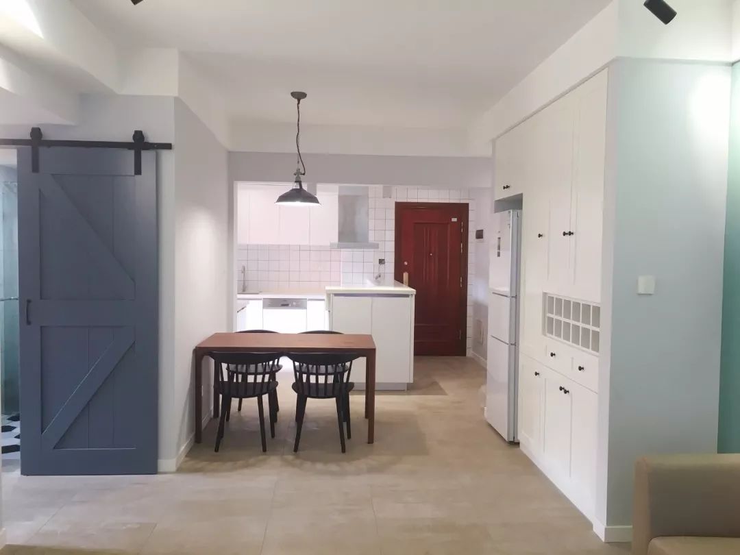 小户型餐厅餐边柜+吊柜设计-7