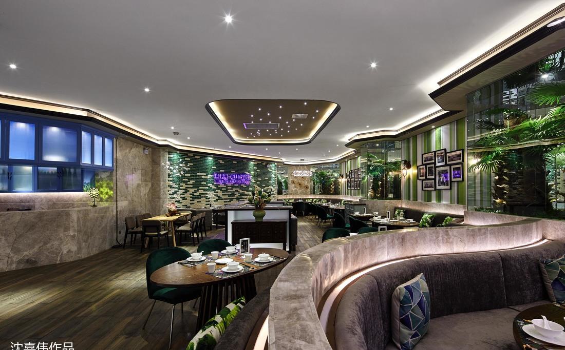 沈嘉伟设计作品—鎏莲泰国餐厅-7