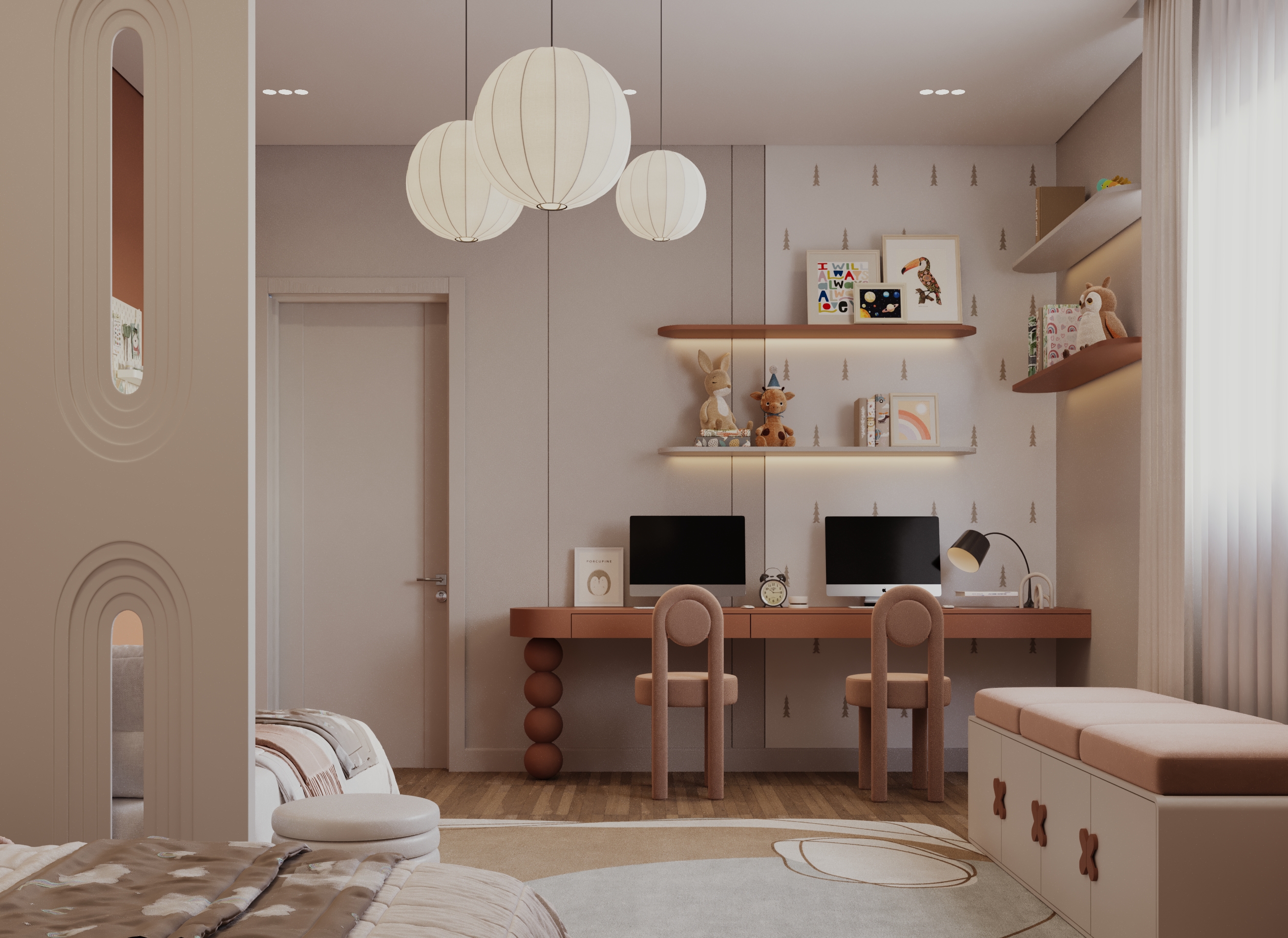 男孩卧室丨沙特阿拉伯丨Ahmad Wael-1