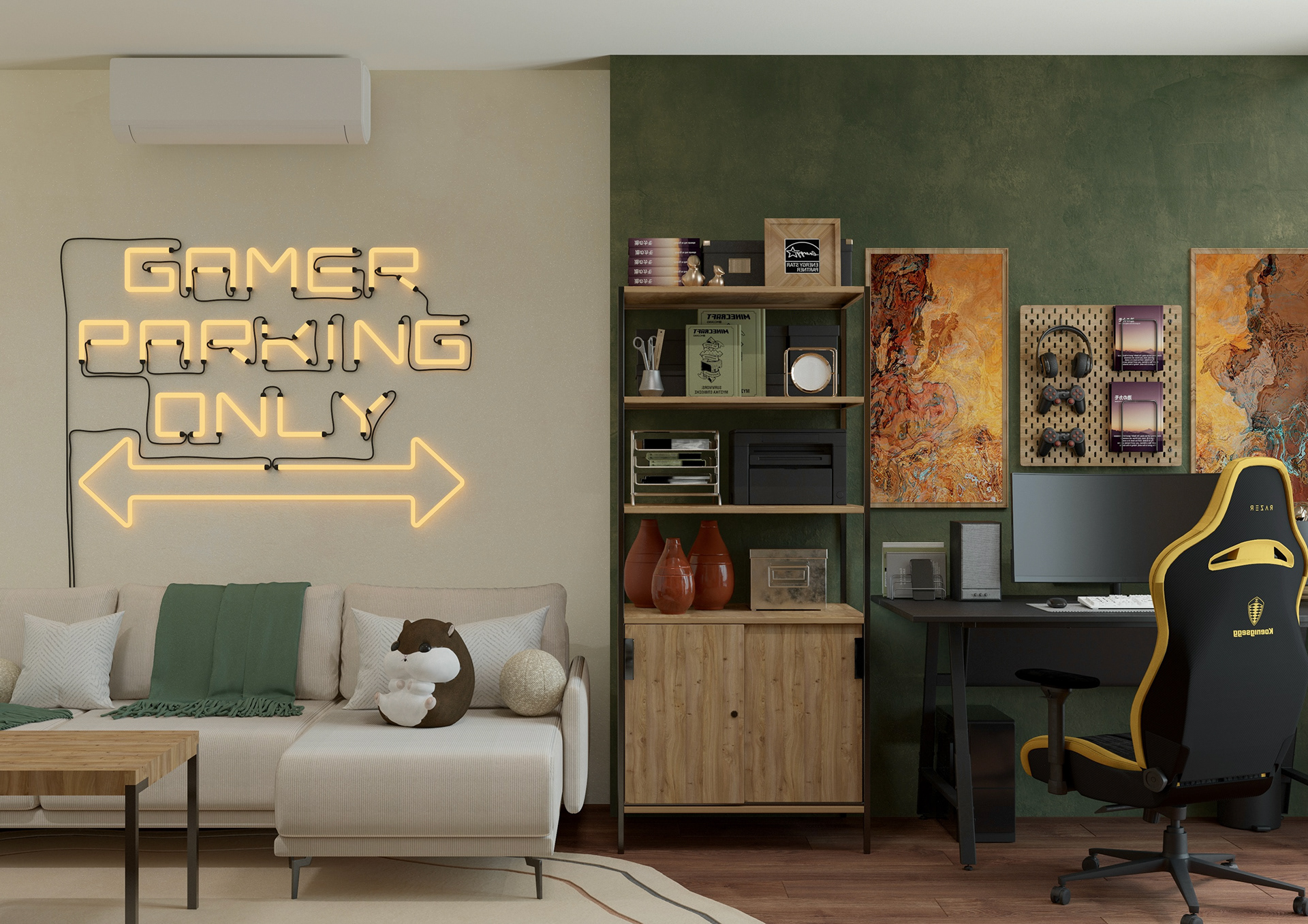 年轻情侣公寓设计项目丨乌克兰基辅丨Diana Chehaieva-29