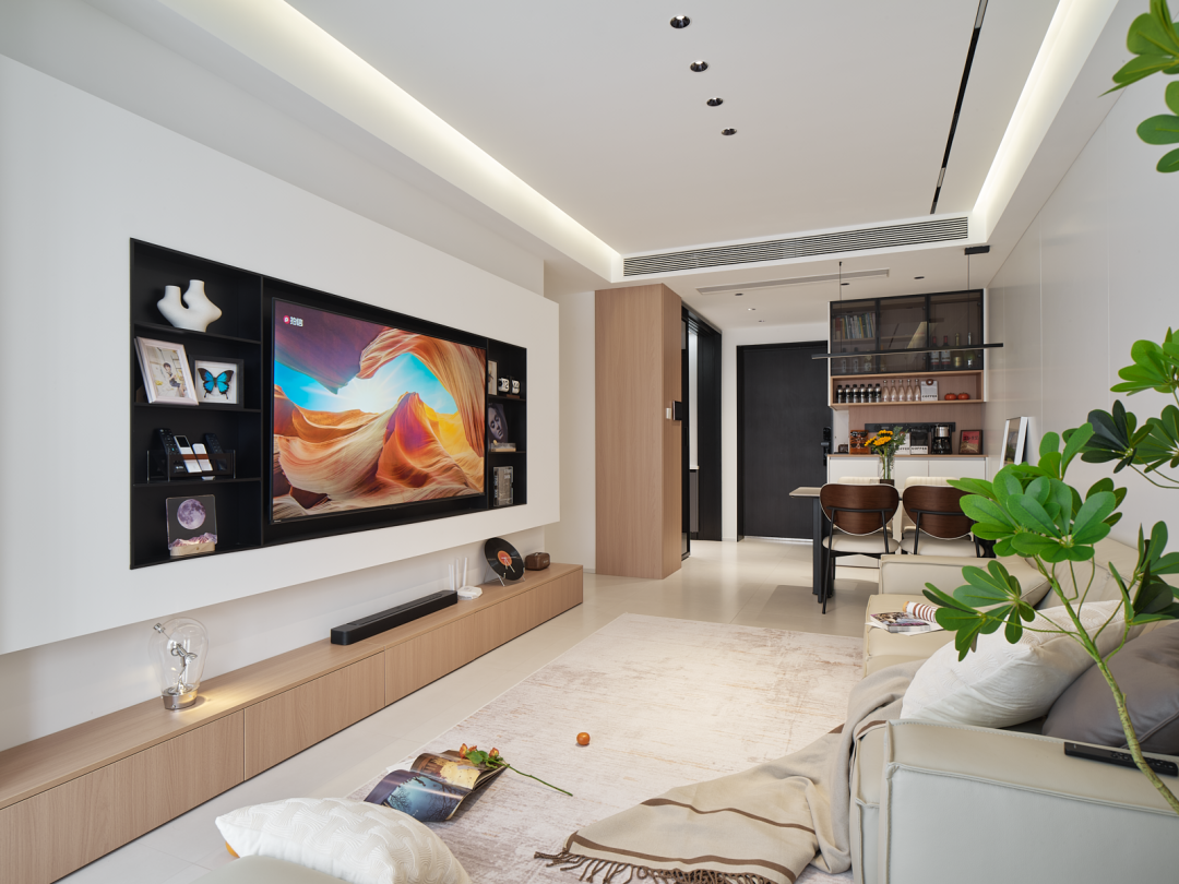 90平现代+原木奶油风家装丨中国闵行丨上海欧碧雅空间设计-8