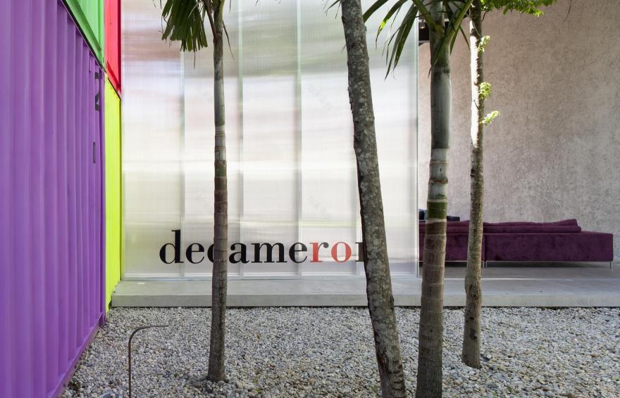 巴西彩色集装箱家具店-12