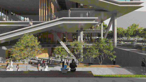 上海宝山区张庙街道02街坊89丘地块文化中心丨中国上海丨OPEN建筑事务所-14