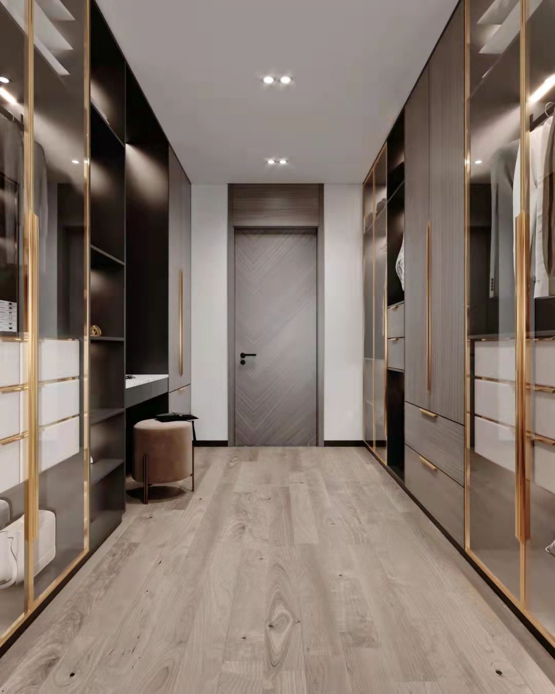 350㎡现代轻奢别墅设计-14