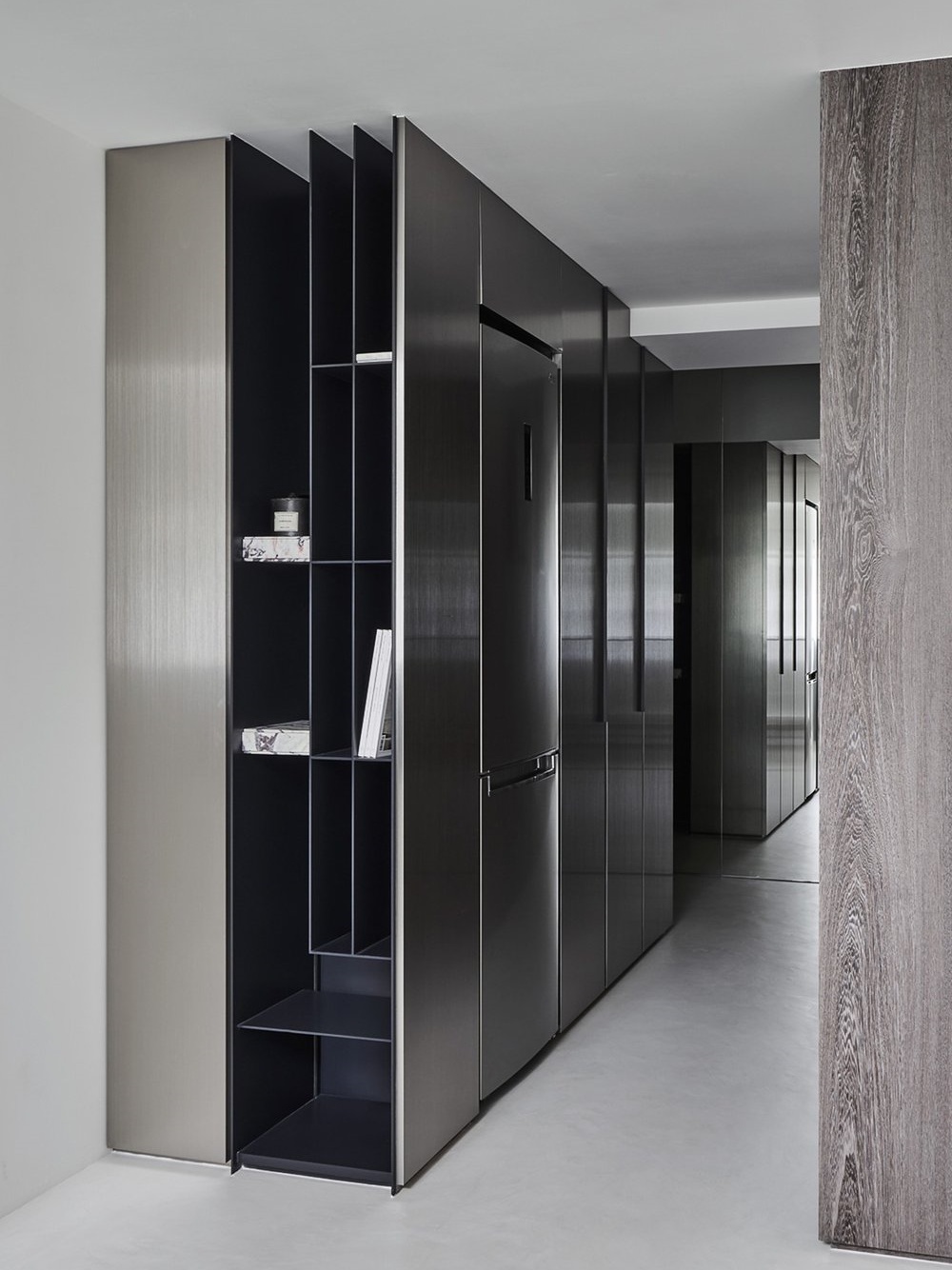 198㎡黑白经典极简的家-10