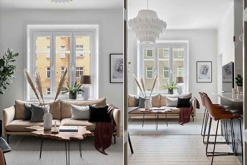 斯德哥尔摩时尚北欧公寓设计-3