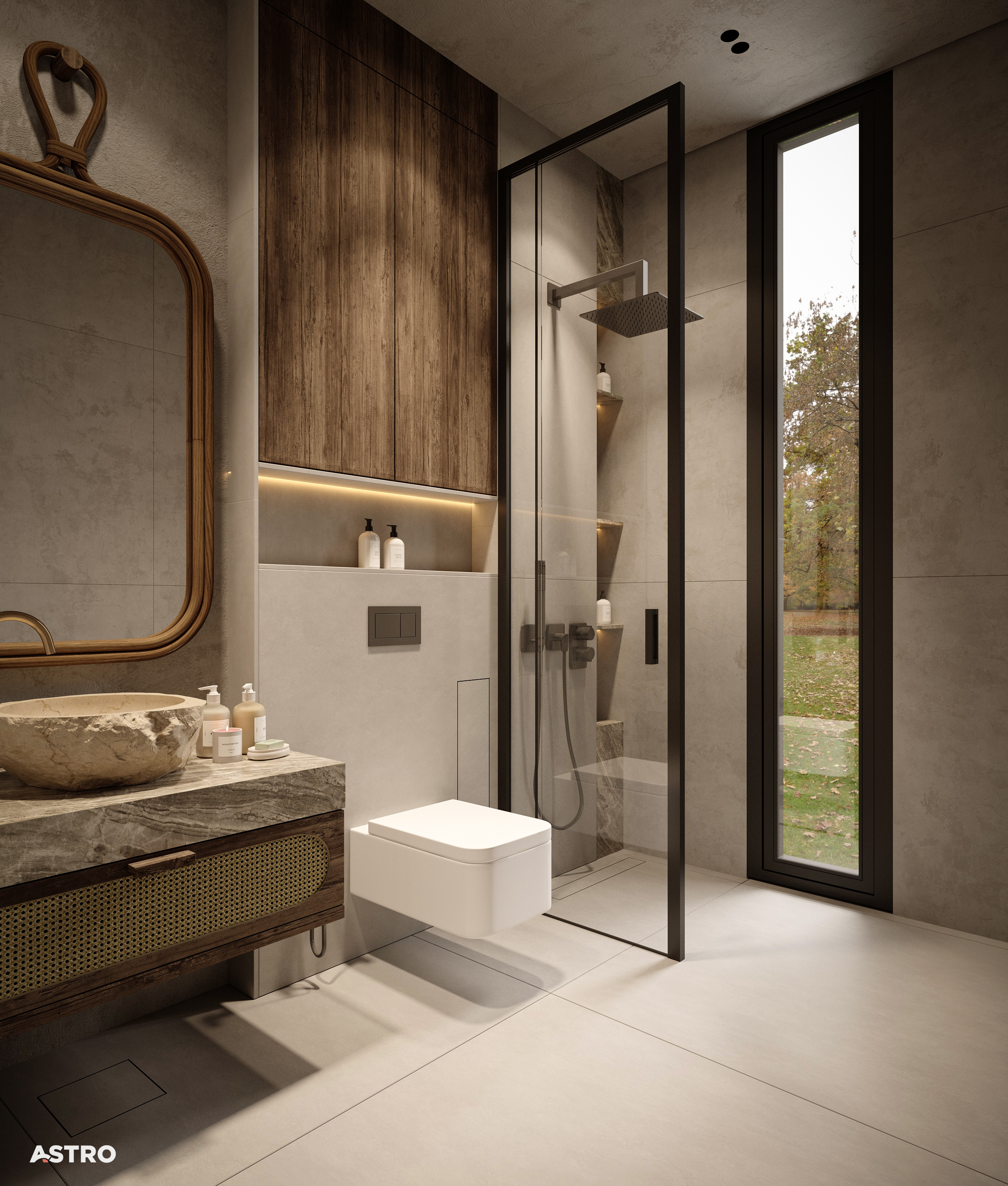 侘寂风卧室设计丨Astro Architects-19