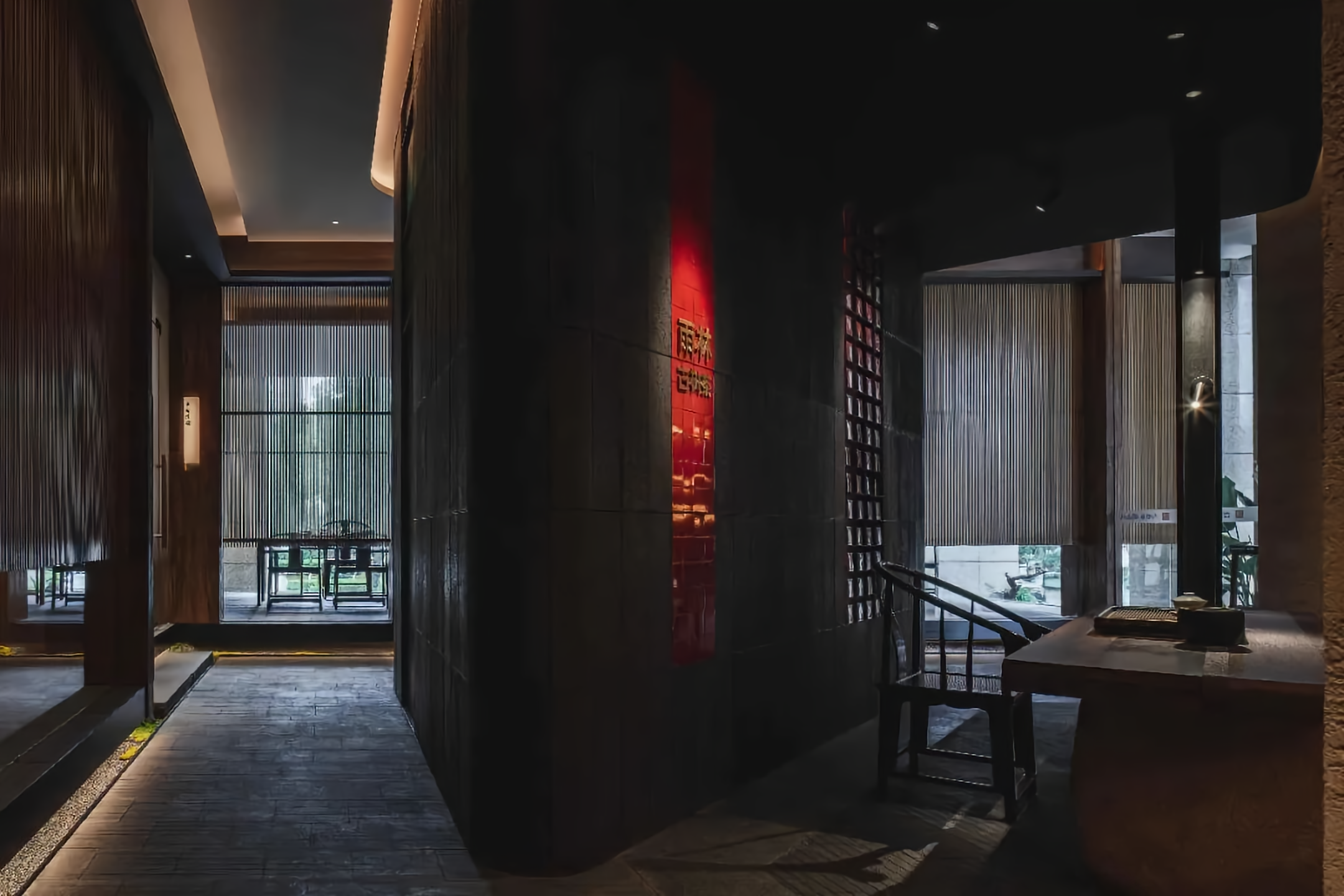 雨林古树茶茶室丨中国台州丨JWD 王韦航室内设计-11