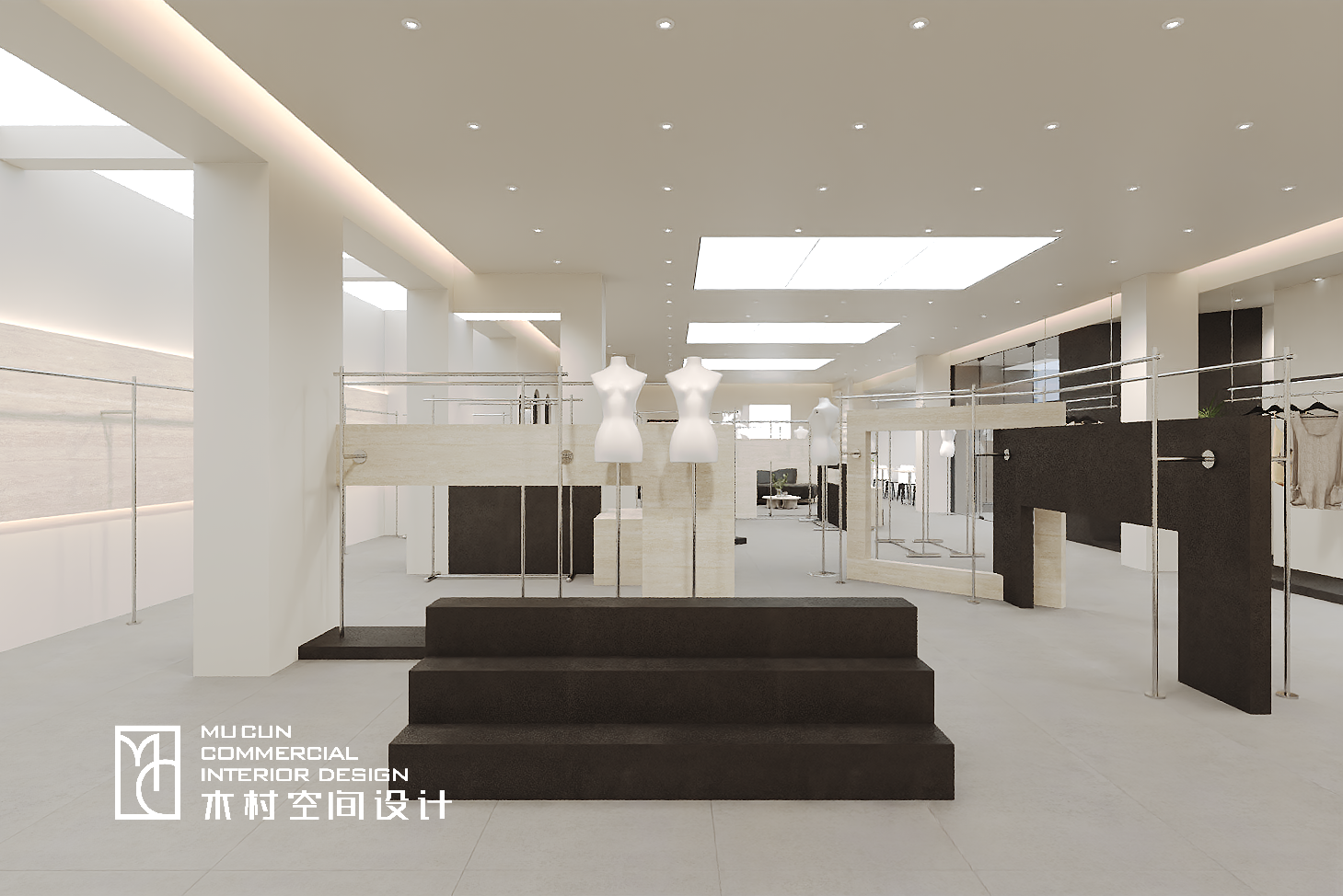 现代简约服装店设计丨中国上海丨木村空间美学-17