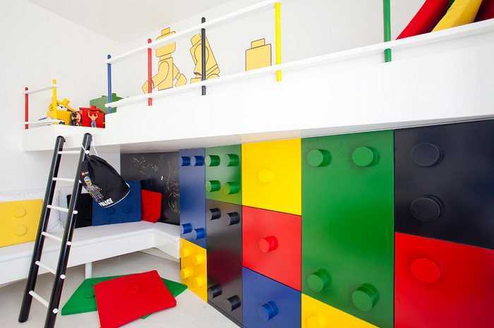 乐高主题儿童房设计 | 彩色立方的魅力-1