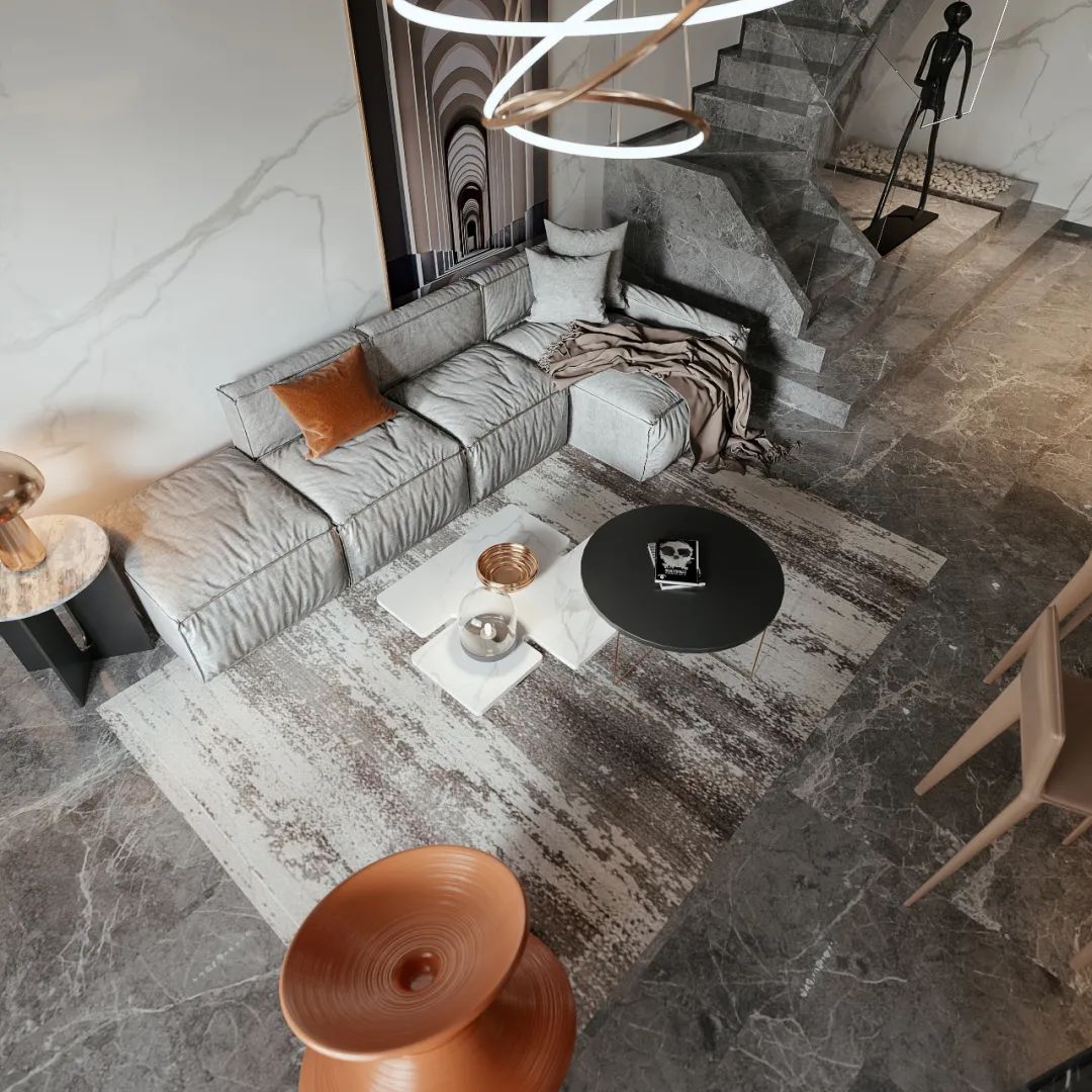 《意美•拾光》 | 极简轻奢,咖色系的四口之家-16