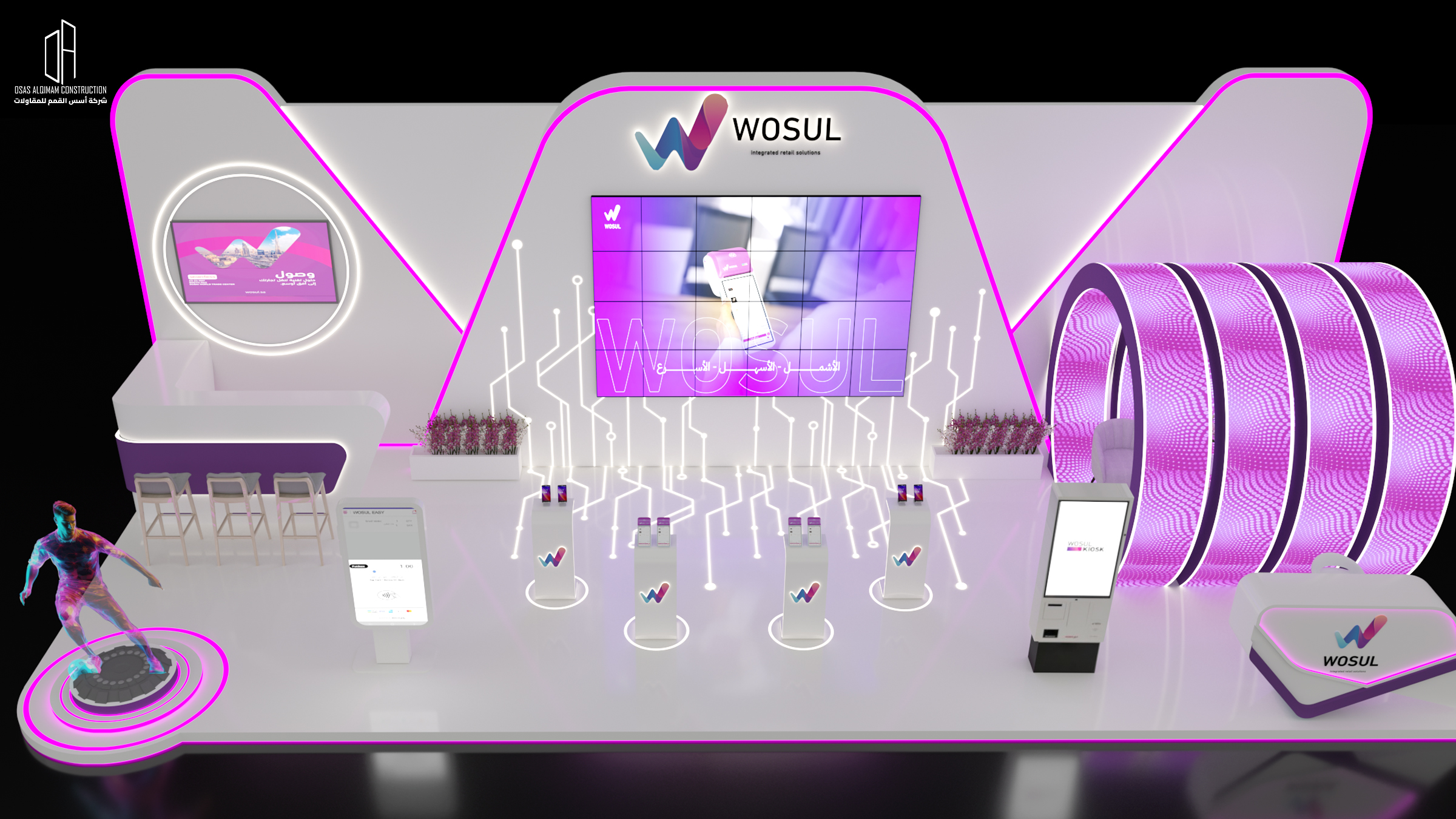 Wosul booth at 24 Fintech expo Riyadh Saudi Arabia-1