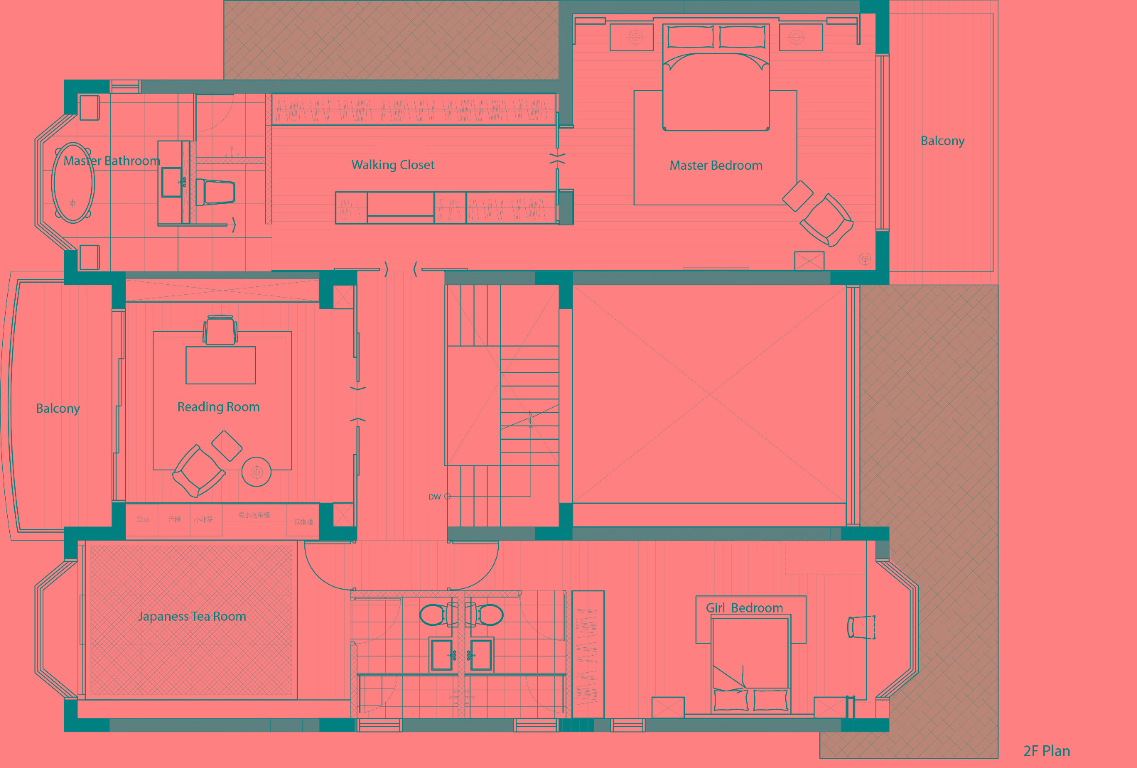 上海 376㎡树屋别墅 | VCDesign 融入自然，打造室内外一体化空间-45