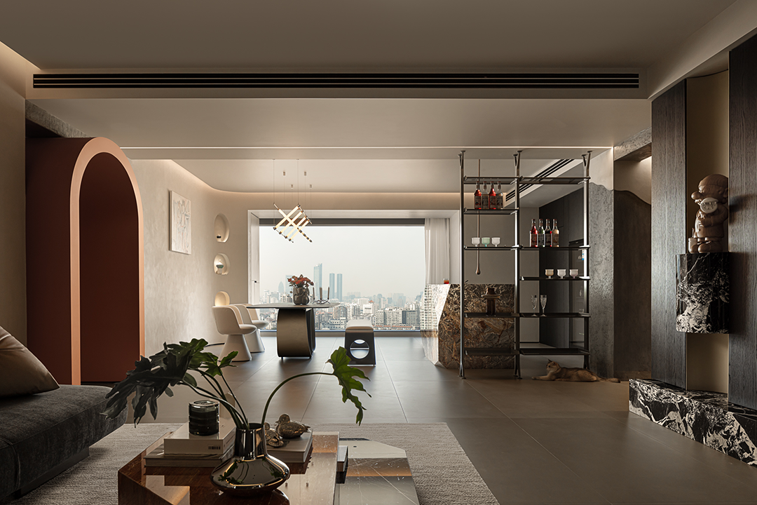 赛维雅 270㎡ 酷黑极简《暗夜之光 》丨中国上海丨赛维雅空间设计-56