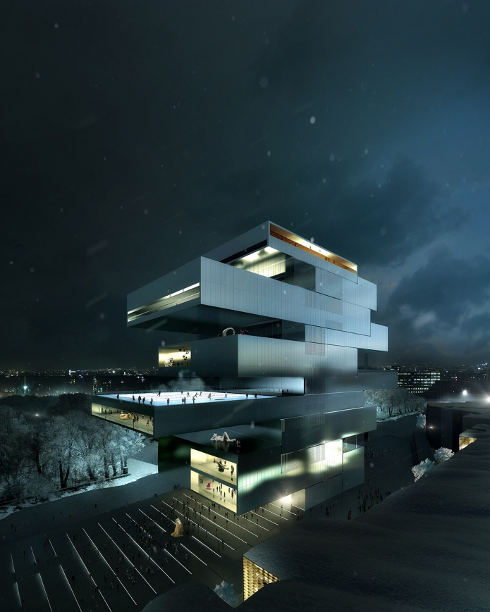 heneghan peng architects - National Centre for Contemporary Arts | Moscow-10
