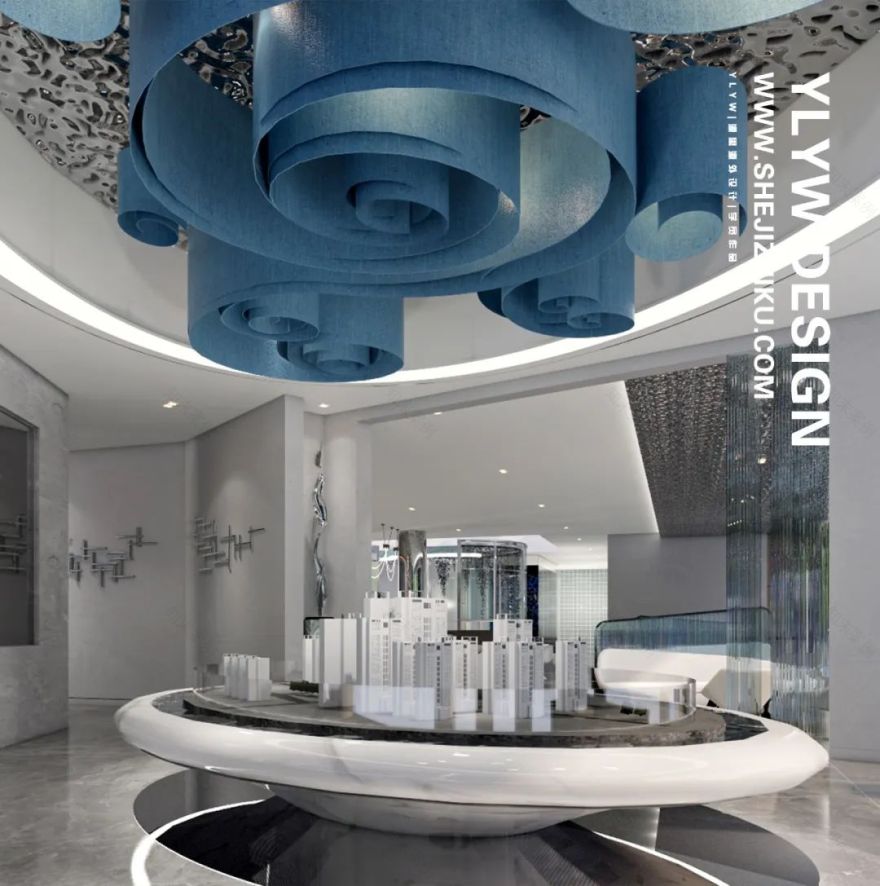 潇湘秋水 · 售楼中心室内设计丨源里源外设计-13