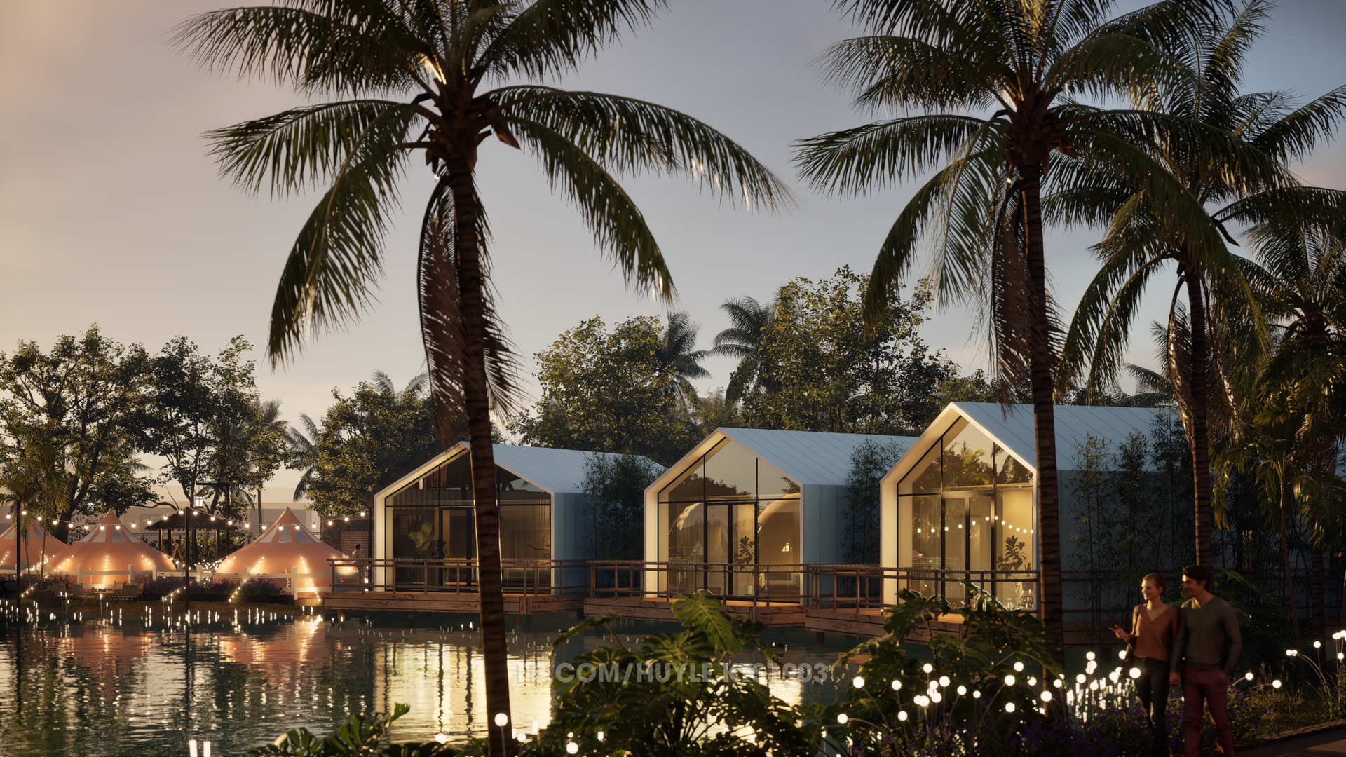 HT 度假村与露营地景观建筑设计丨越南-15