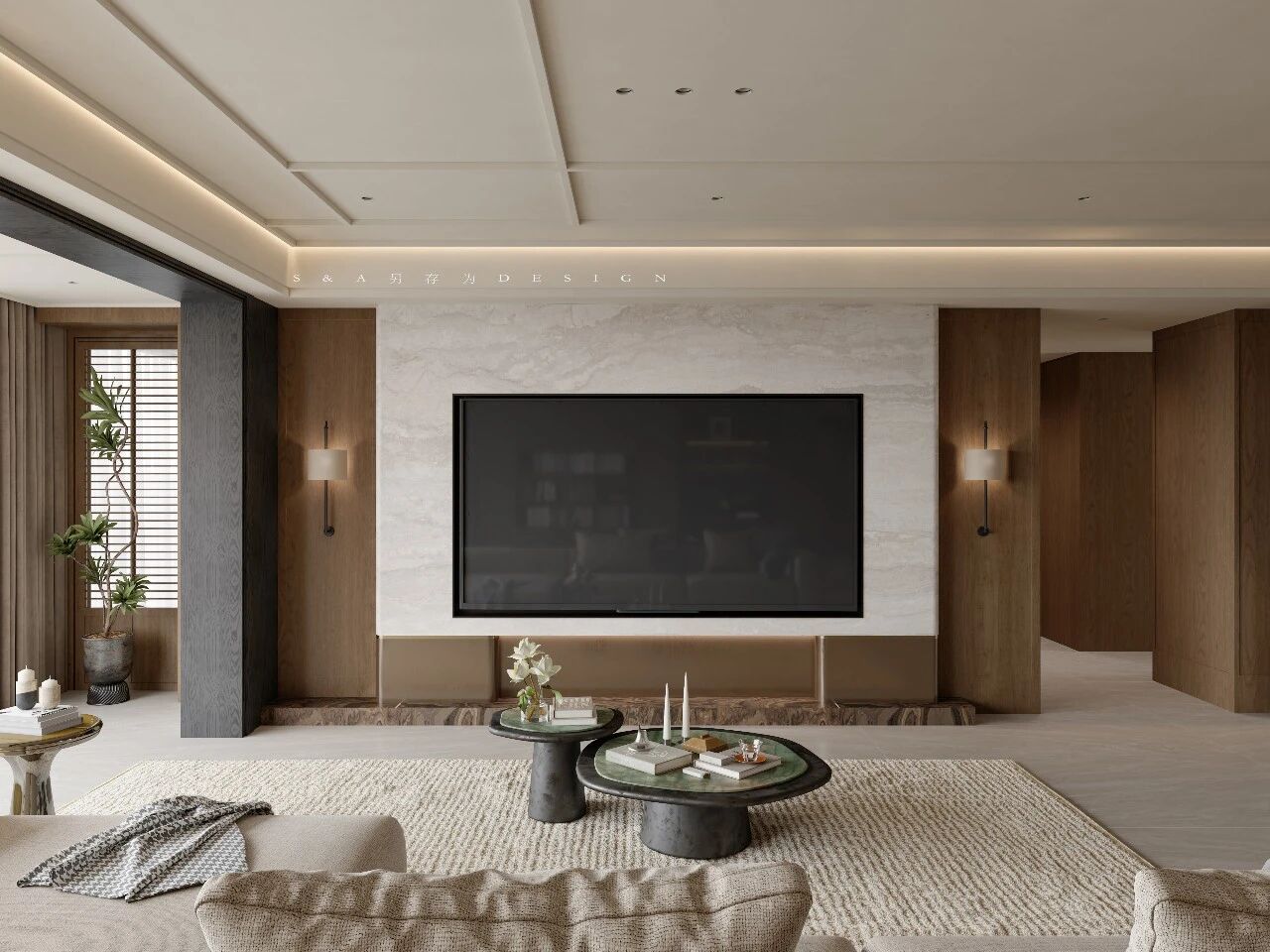 老钱雅韵藏于心，木色勾勒家轮廓丨SA设计-17