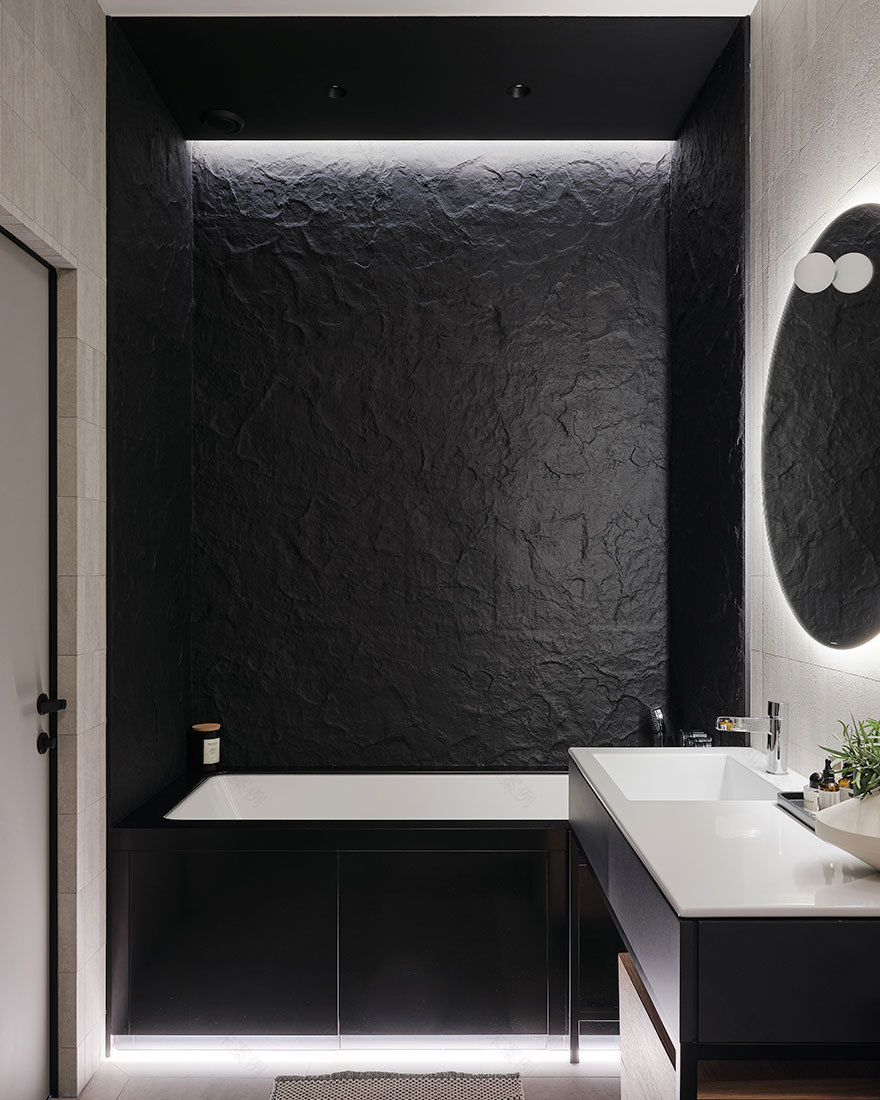 圣彼得堡 75 平米学生公寓 | 红色丝绒沙发成为亮点-15