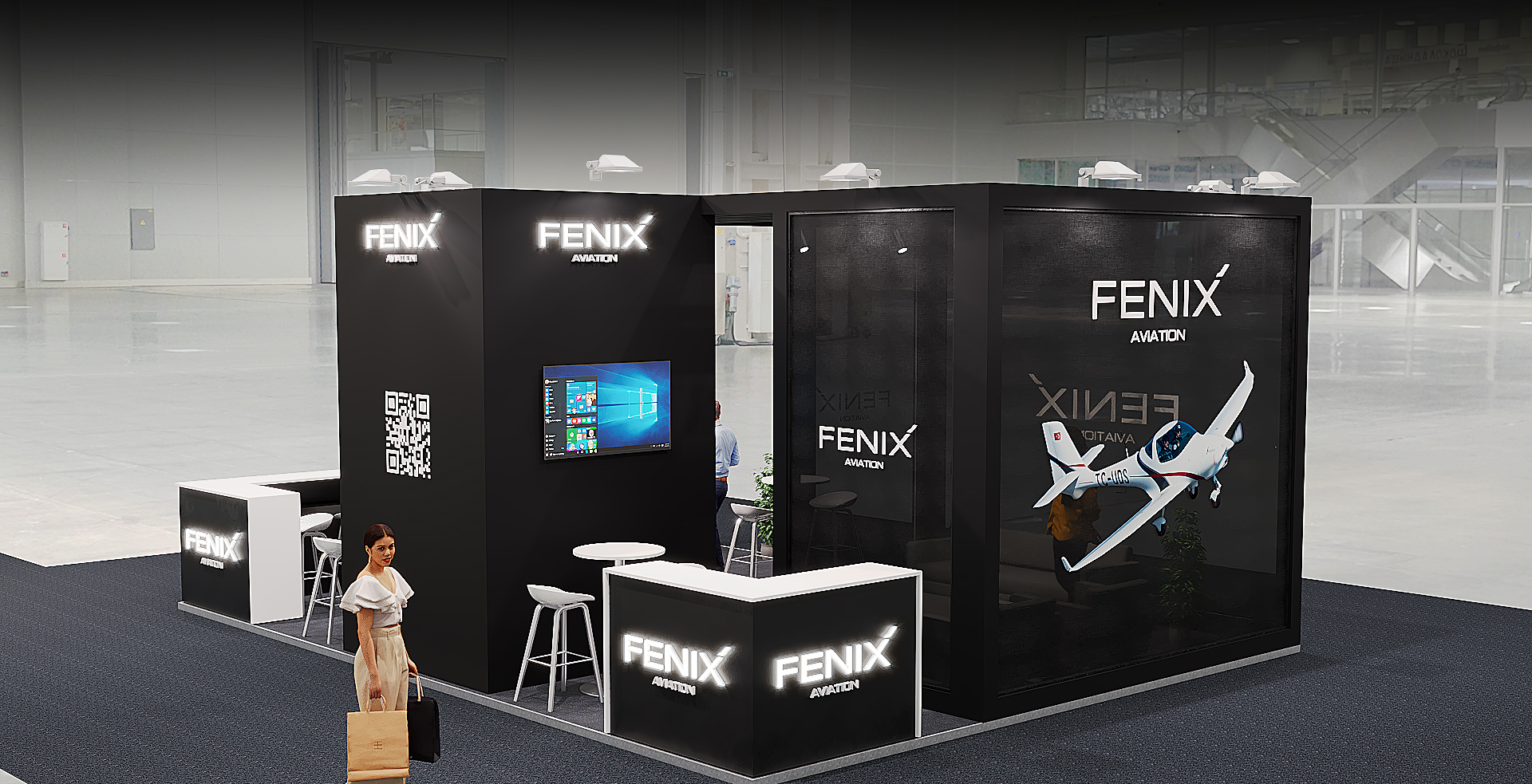 FENIX AVIATION 展位设计丨Newart Stand-5