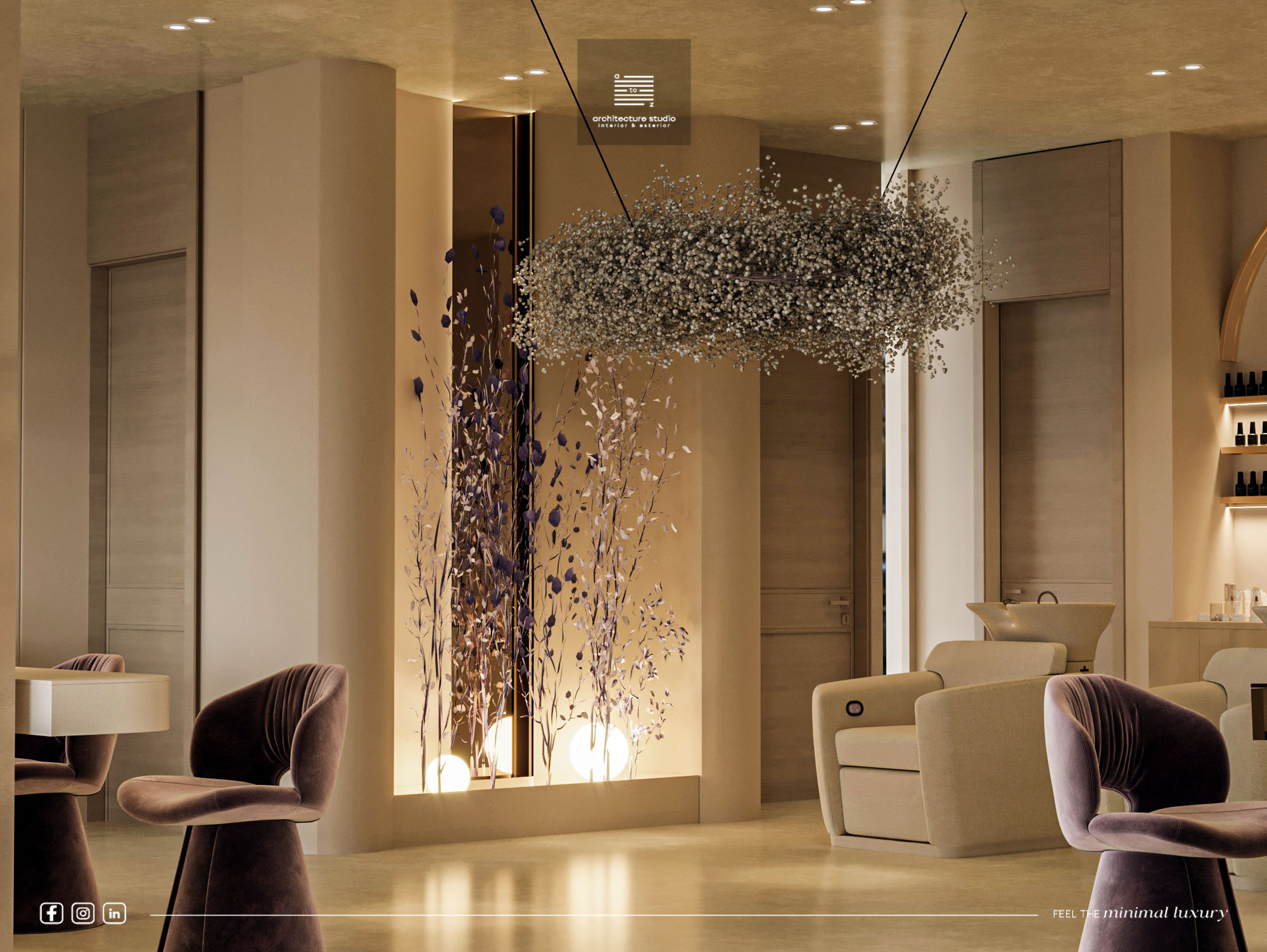 Beauty Clinc Reception（美容诊所接待处）丨沙特阿拉伯利雅得丨A2Z Architects-15