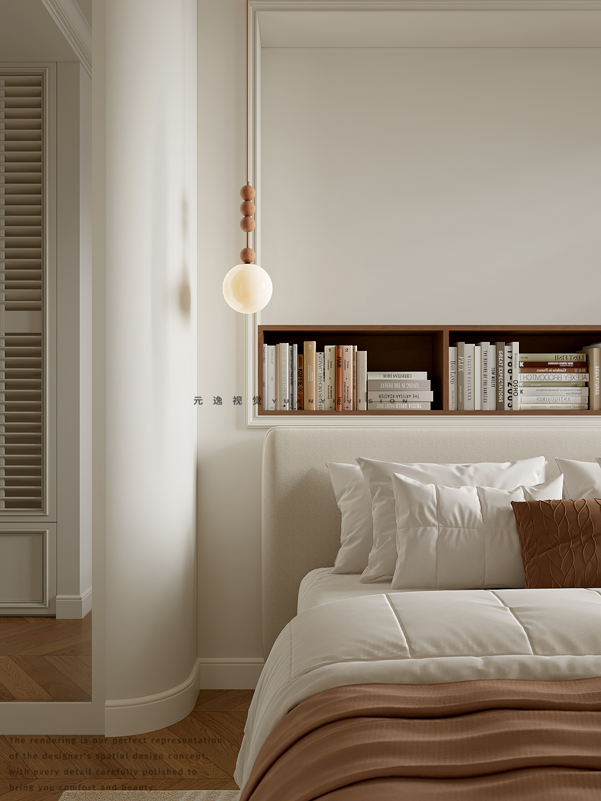 解构法式美学 · 住宅全案设计个人效果图表现-8