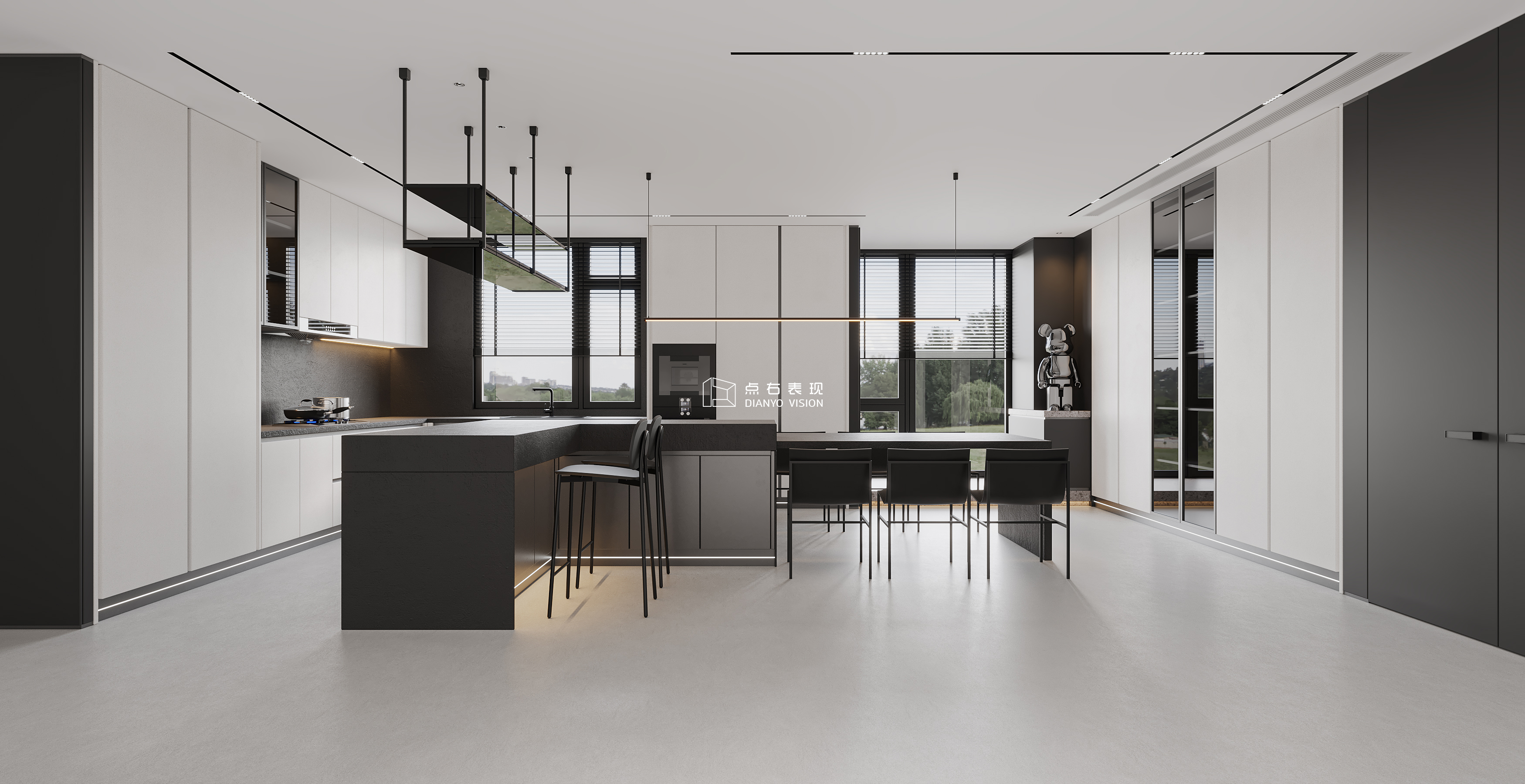 现代风格效果图丨点右效果图表现-8