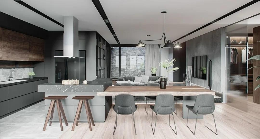 Hieu Doan--充满现代奢华空间的住宅154㎡-7